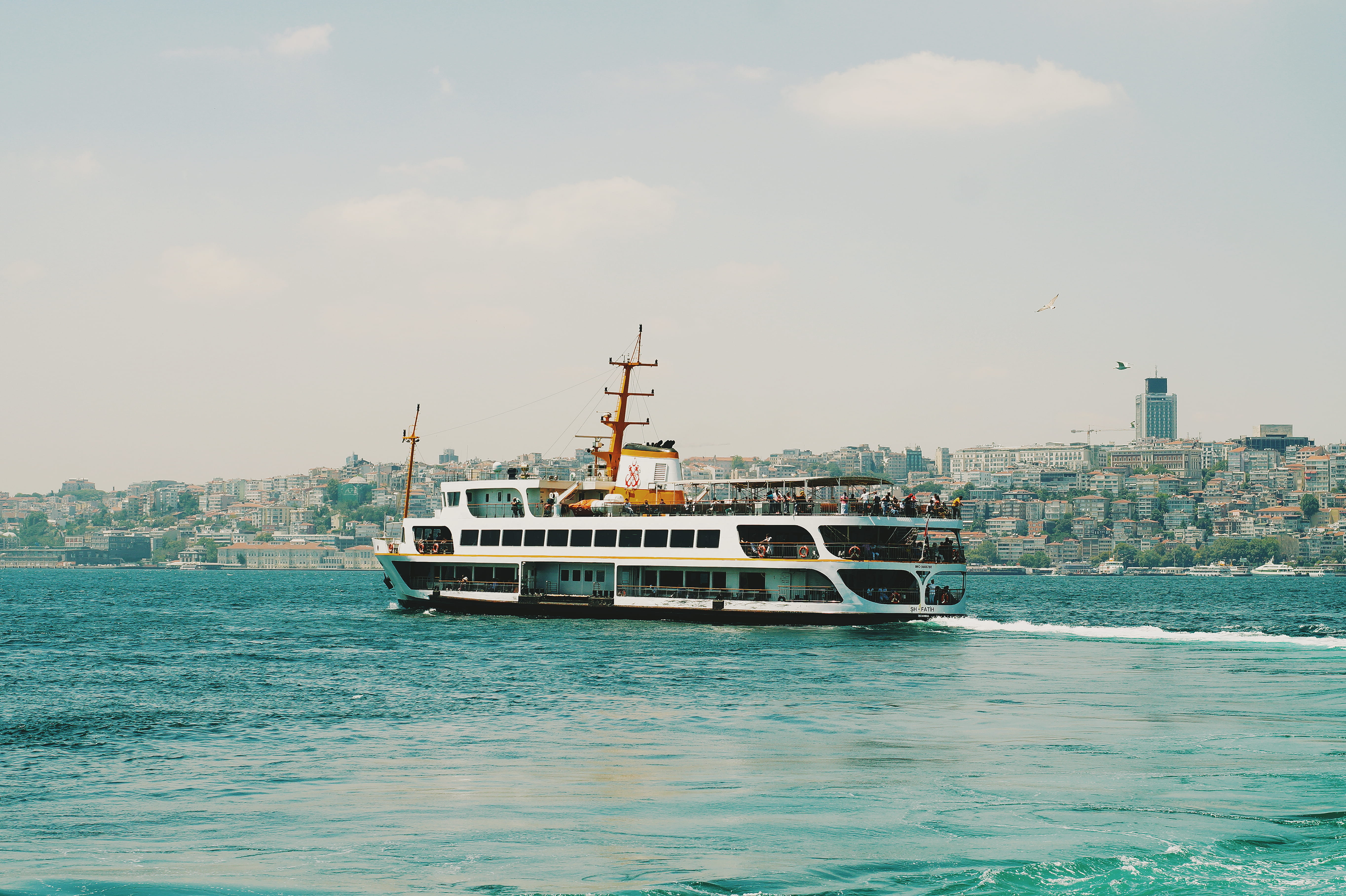 outdoors, spring, sky, 5K, craft, asia, transportation, nature, scape, mode of transportation, waterfront, nautical vessel, vacation, architecture, summer, HD Wallpaper