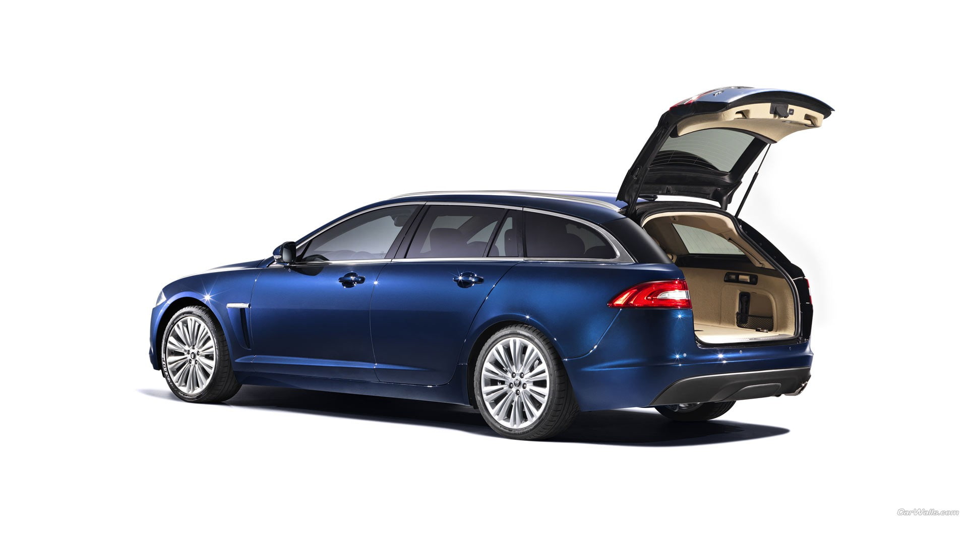 Jaguar, Jaguar XF, blue cars, vehicle, 1080P, car, HD Wallpaper