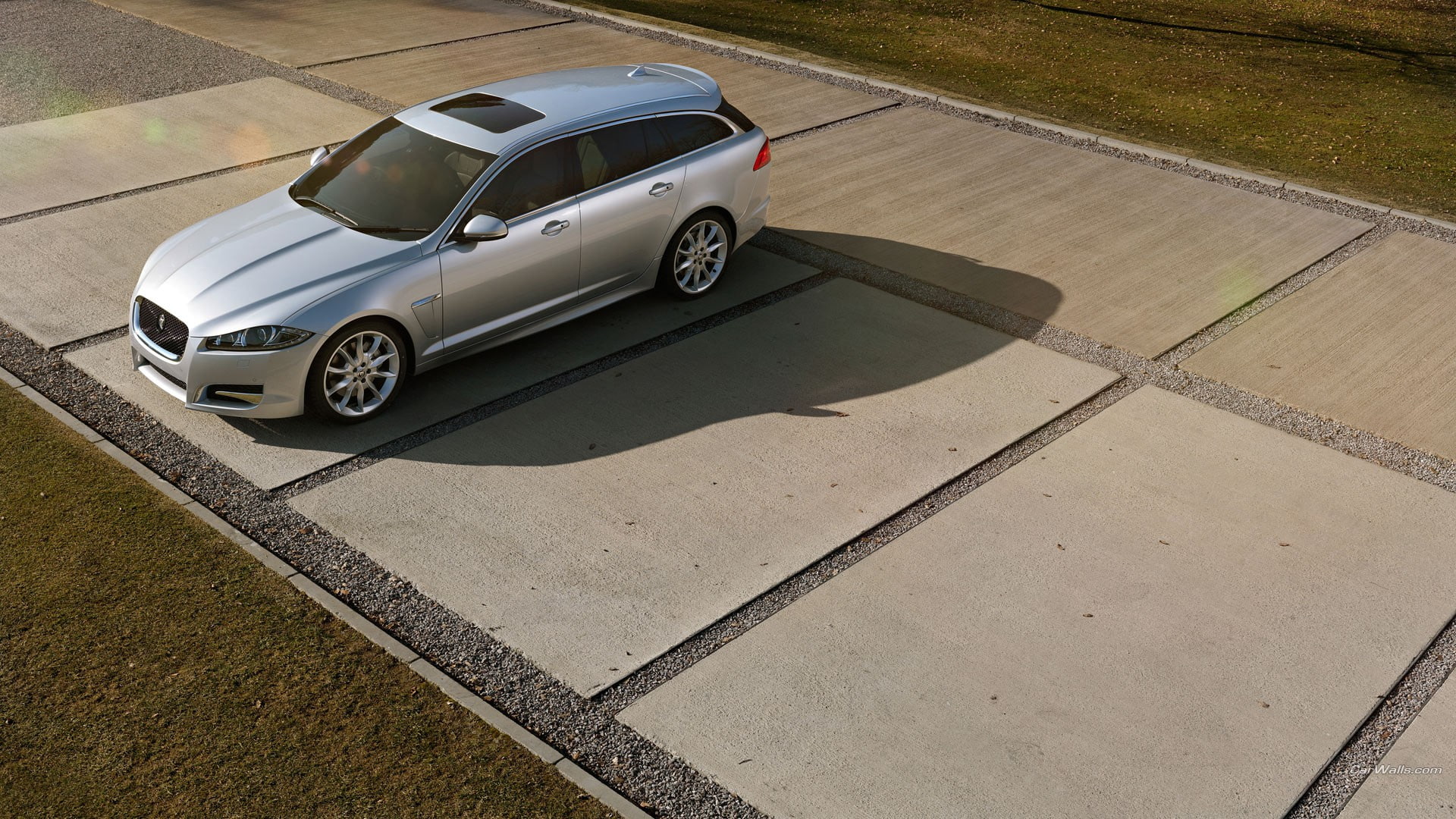 vehicle, Jaguar XF, car, Jaguar, silver cars, 1080P, HD Wallpaper