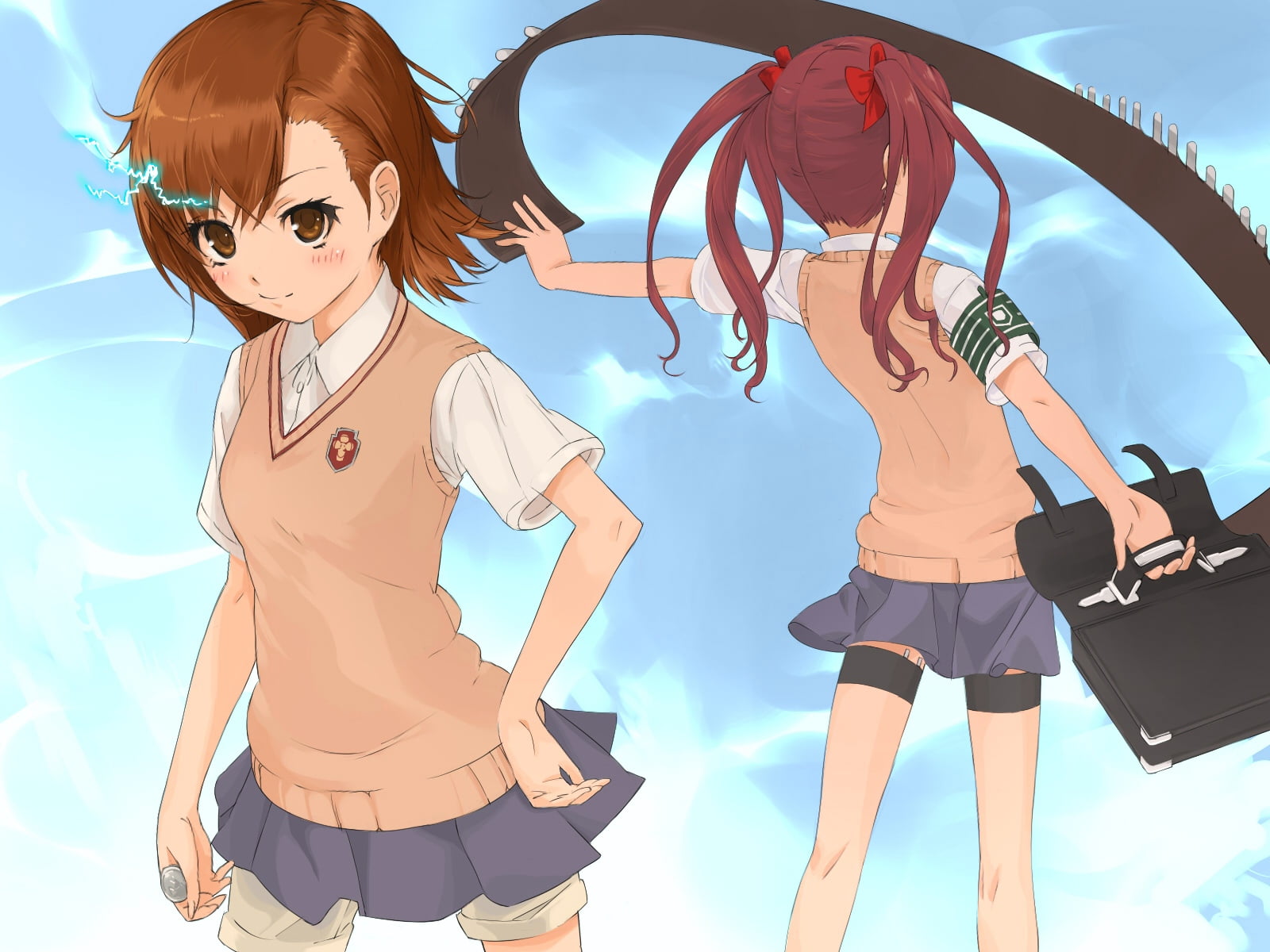 togetherness, brown, character, adult, females, illustration, computer Graphic, lifestyles, rear view, people, girls, three quarter length, leisure activity, HD Wallpaper