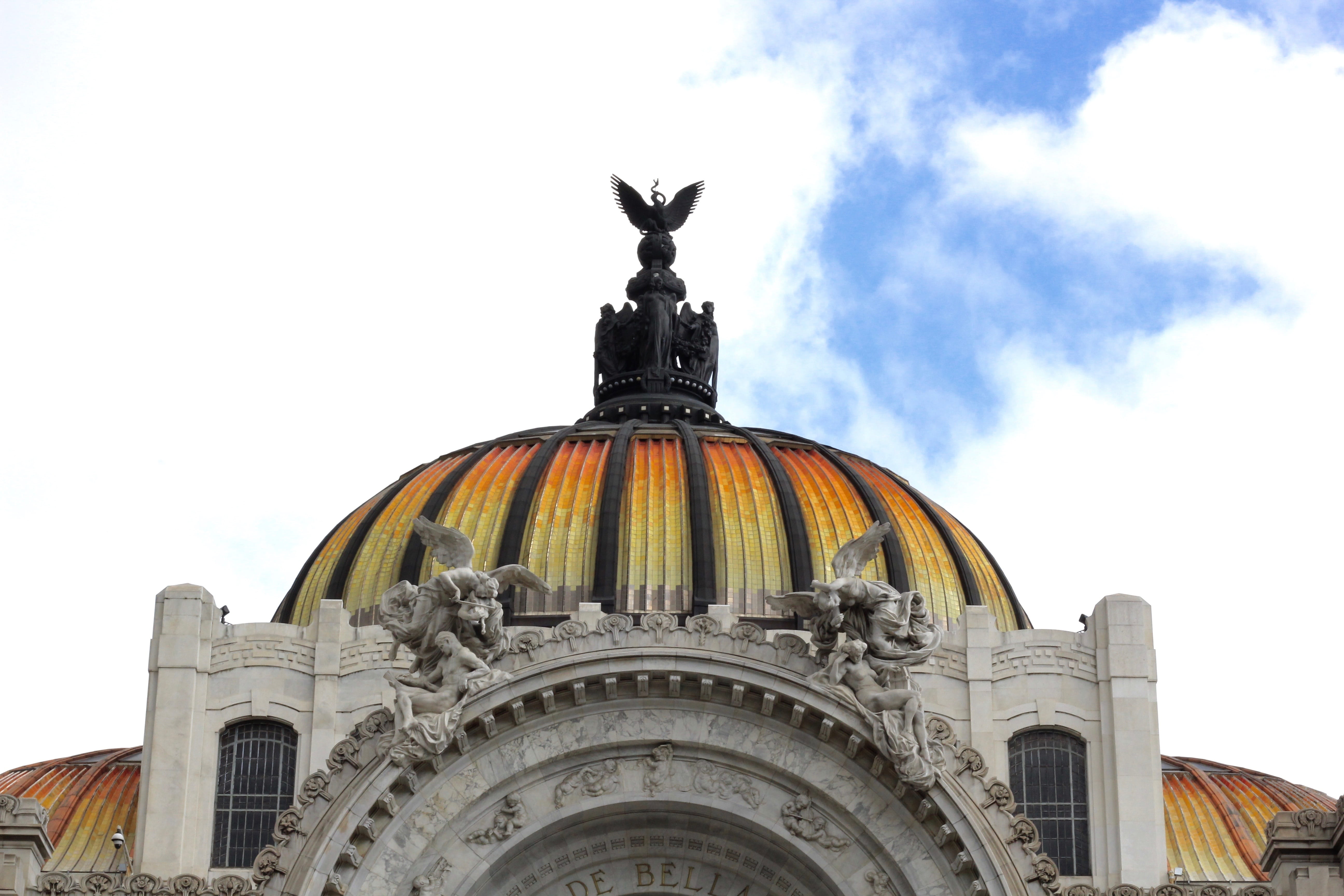 cathedral, government, cityscape, no people, monument, sky, creativity, old, sculpture, building Exterior, dome, 5K, historic, Museum, mexican, representation, HD Wallpaper