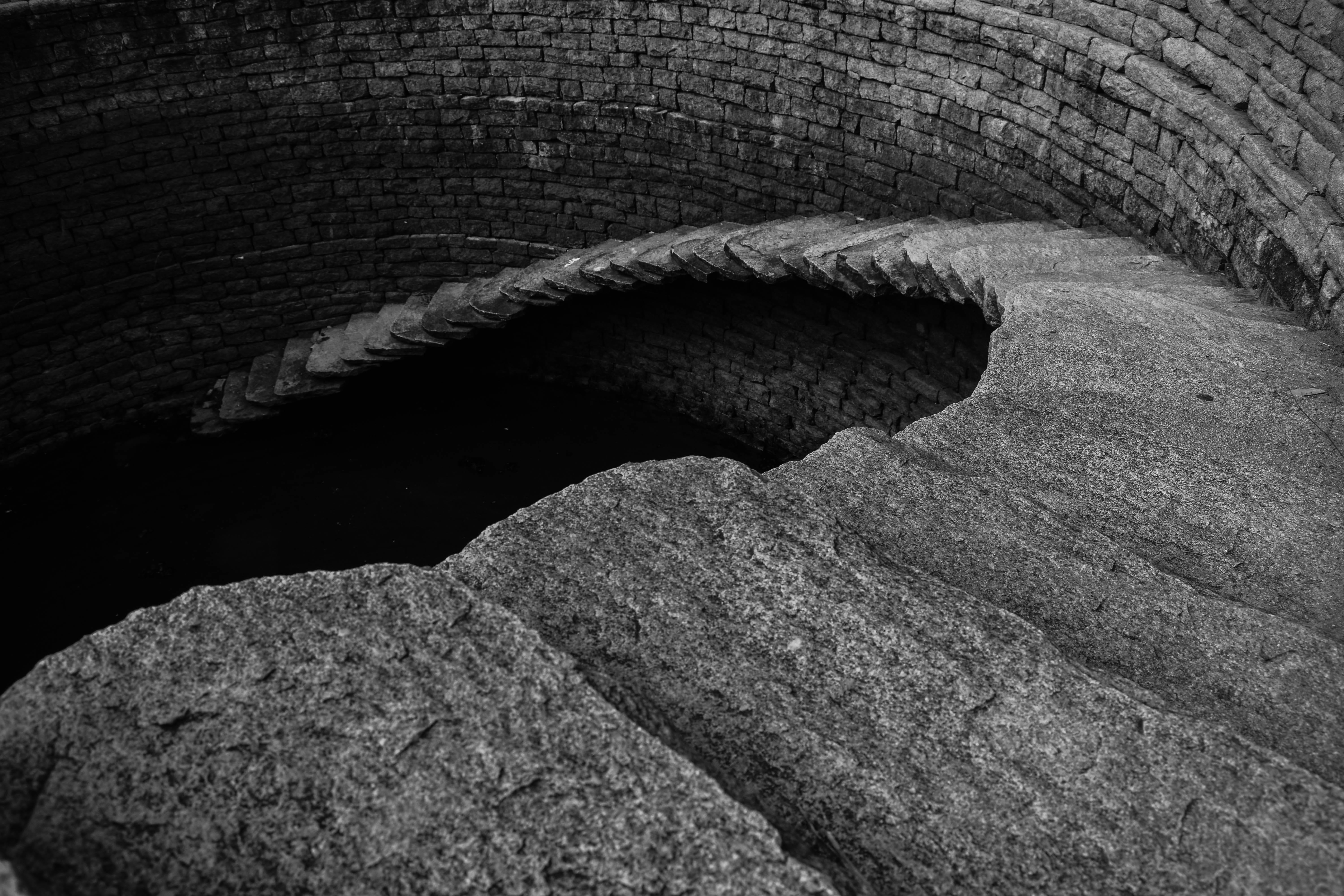 close-up, steps, architecture, day, no people, built structure, pattern, nikon, well, arch bridge, nature, river, connection, arch, 5K, concrete, transportation, HD Wallpaper