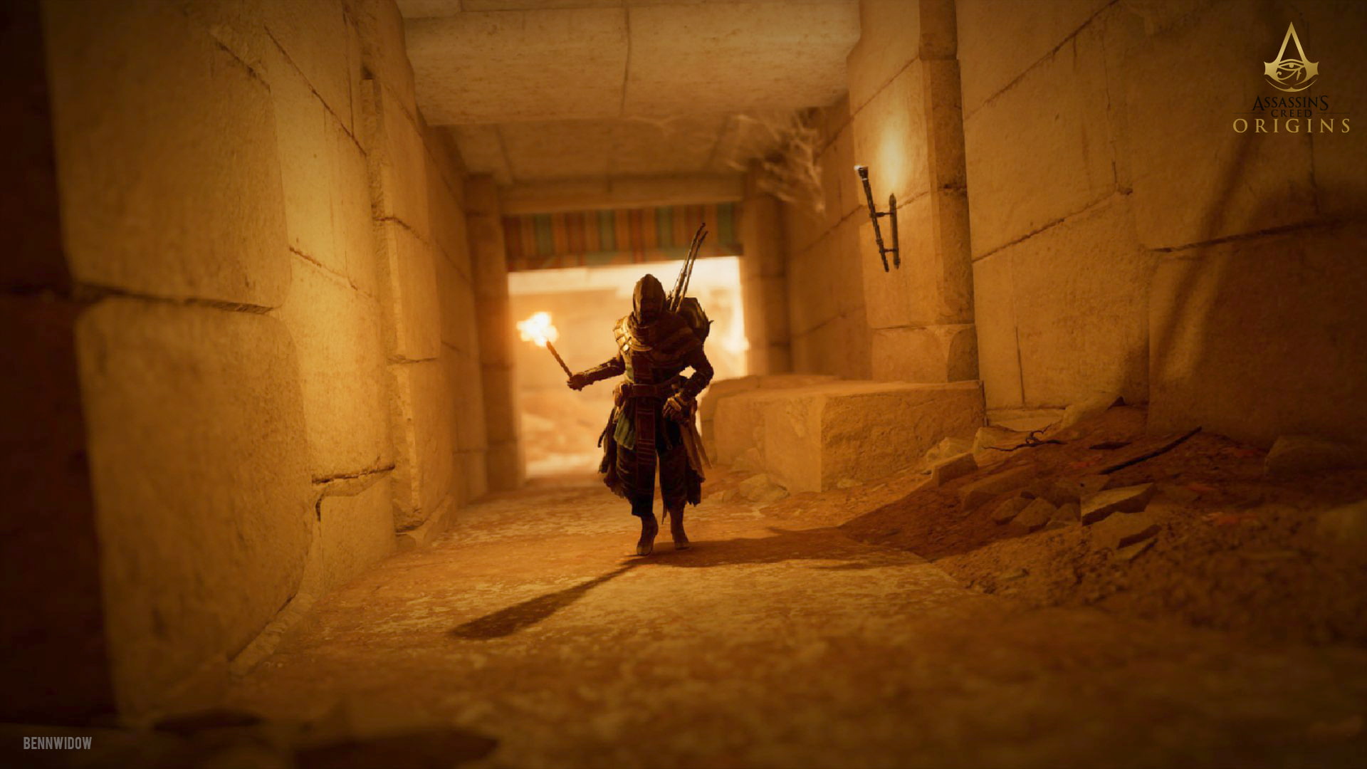 horror, anger, building, Assassins Creed: Origins, video games, fear, built structure, outdoors, evil, spooky, mystery, architecture, 1080P, full length, HD Wallpaper