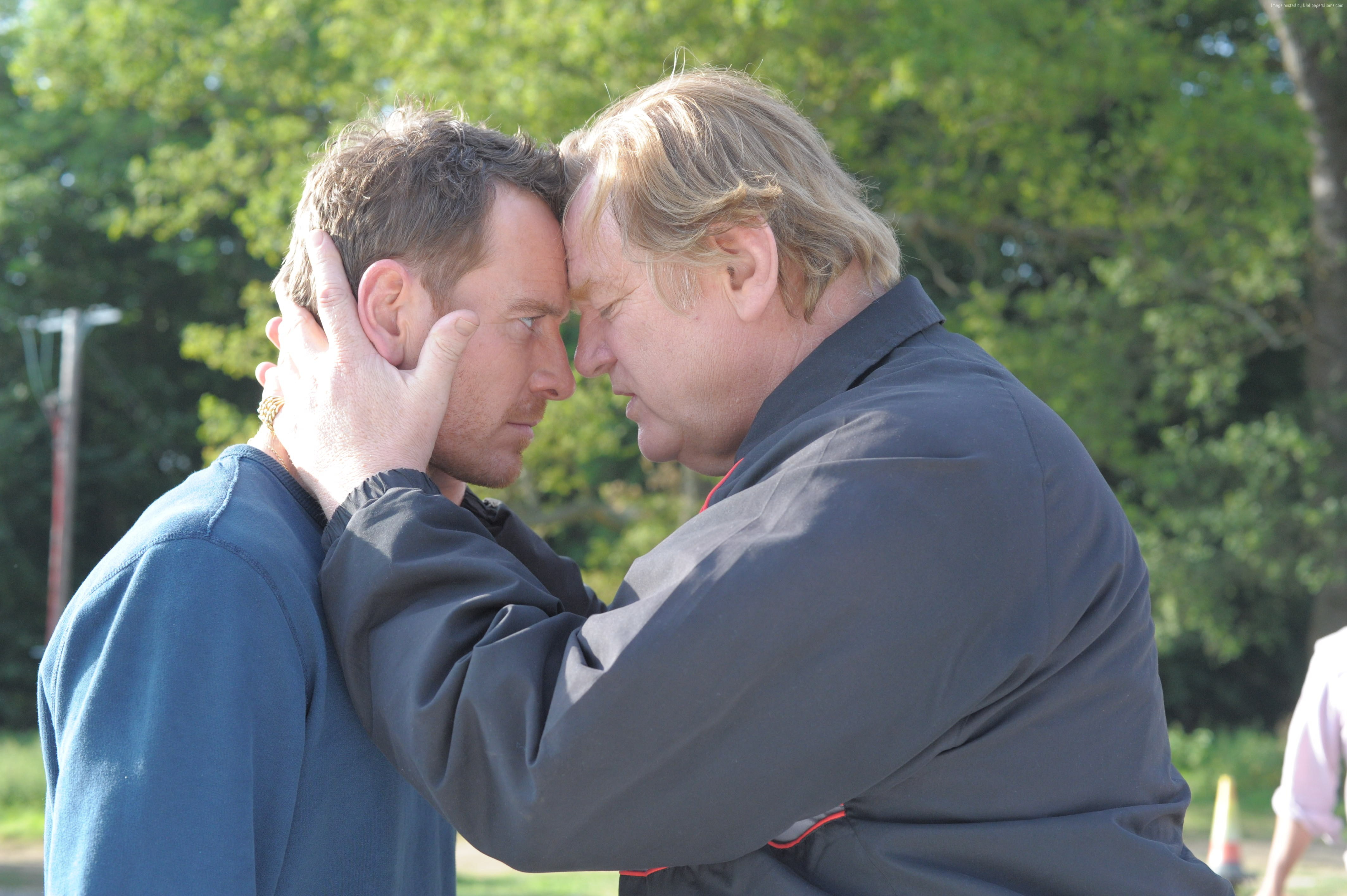 positive emotion, Michael Fassbender, 4K, couple - relationship, Trespass Against Us, best movies, males, love, two people, side view, bonding, affectionate, HD Wallpaper