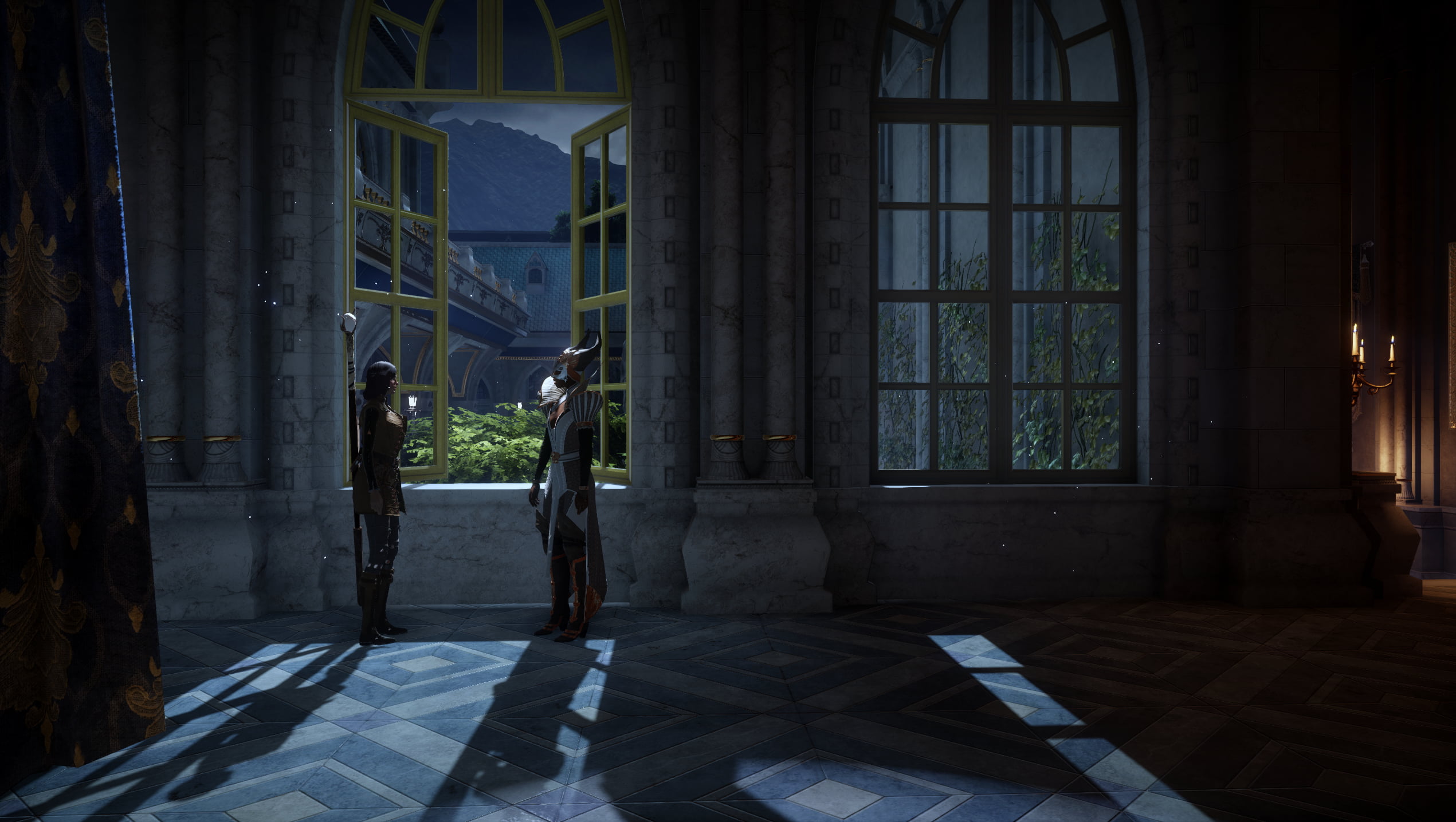 green, Dragon Age, Vivienne, dark, Inquisitor, 1080P, Dragon Age Inquisition, blue, HD Wallpaper