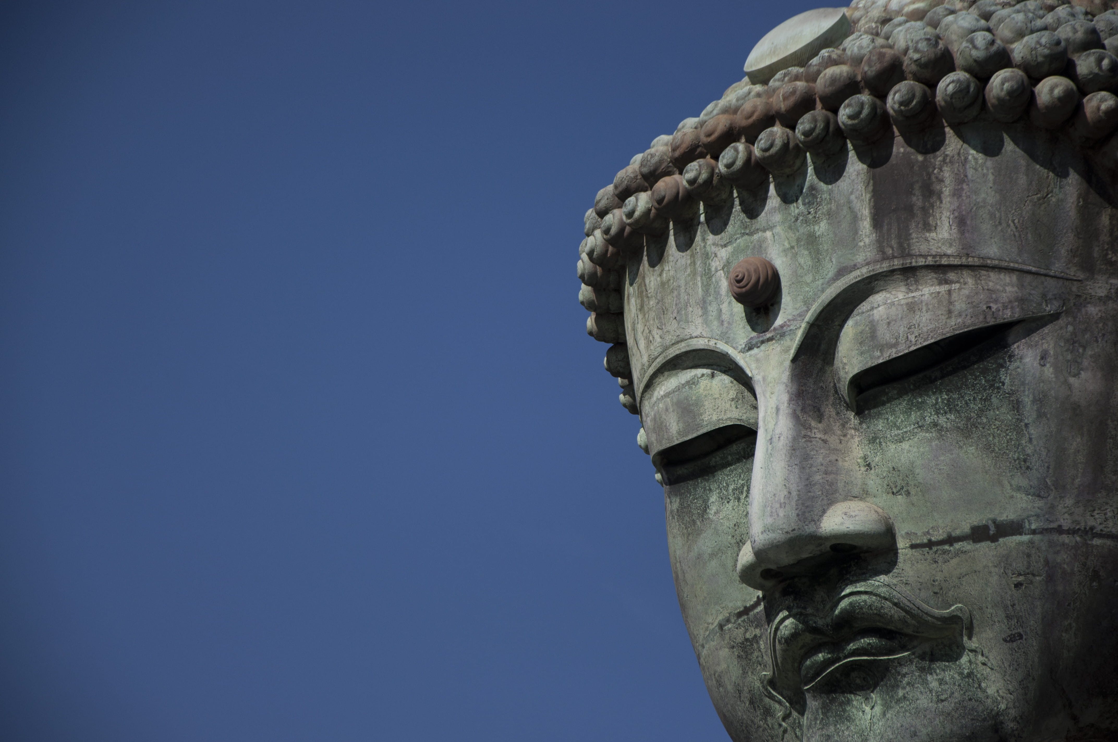 spirituality, kōtoku-in, buddha, kamakura-shi, nature, giant, history, ancient civilization, copy space, architecture, art and craft, human representation, HD Wallpaper