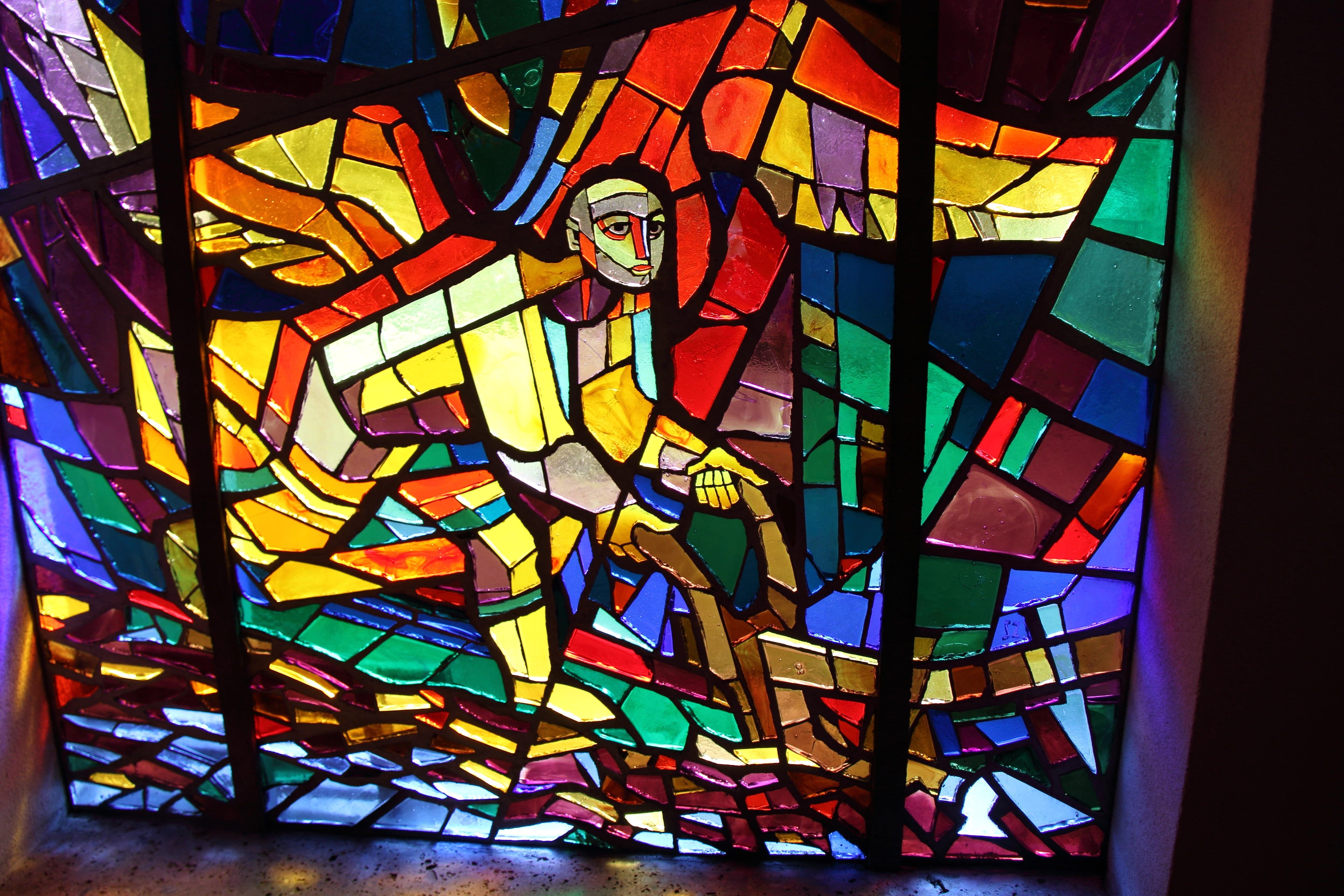 church, wall - building feature, design, building, holy, creativity, place of worship, glass - material, art and craft, low angle view, built structure, HD Wallpaper