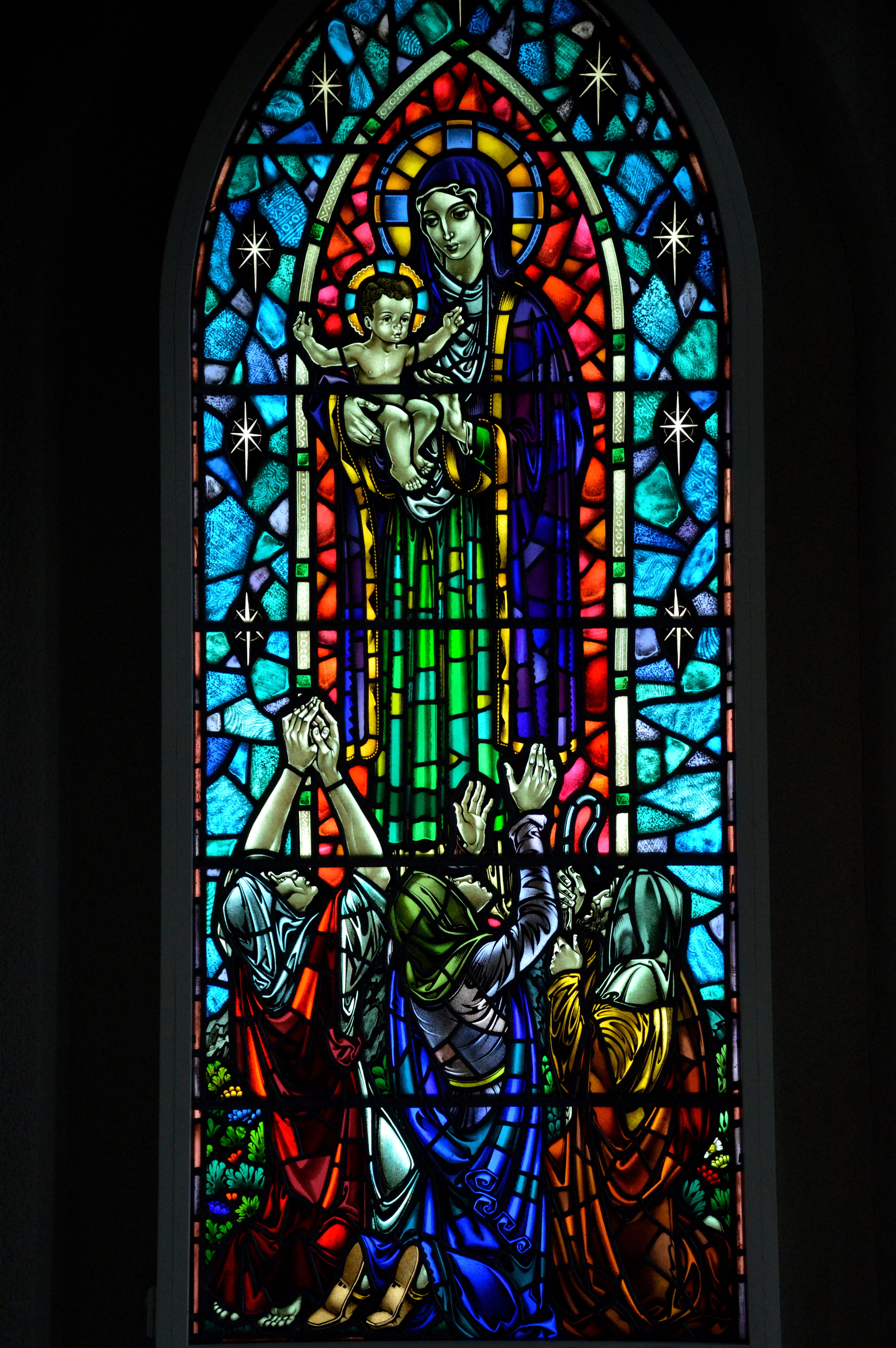 belief, glass, color, lead glass, creativity, glass - material, stained glass, place of worship, building, 5K, christianity, glass window, indoors, religion, Phone HD Wallpaper