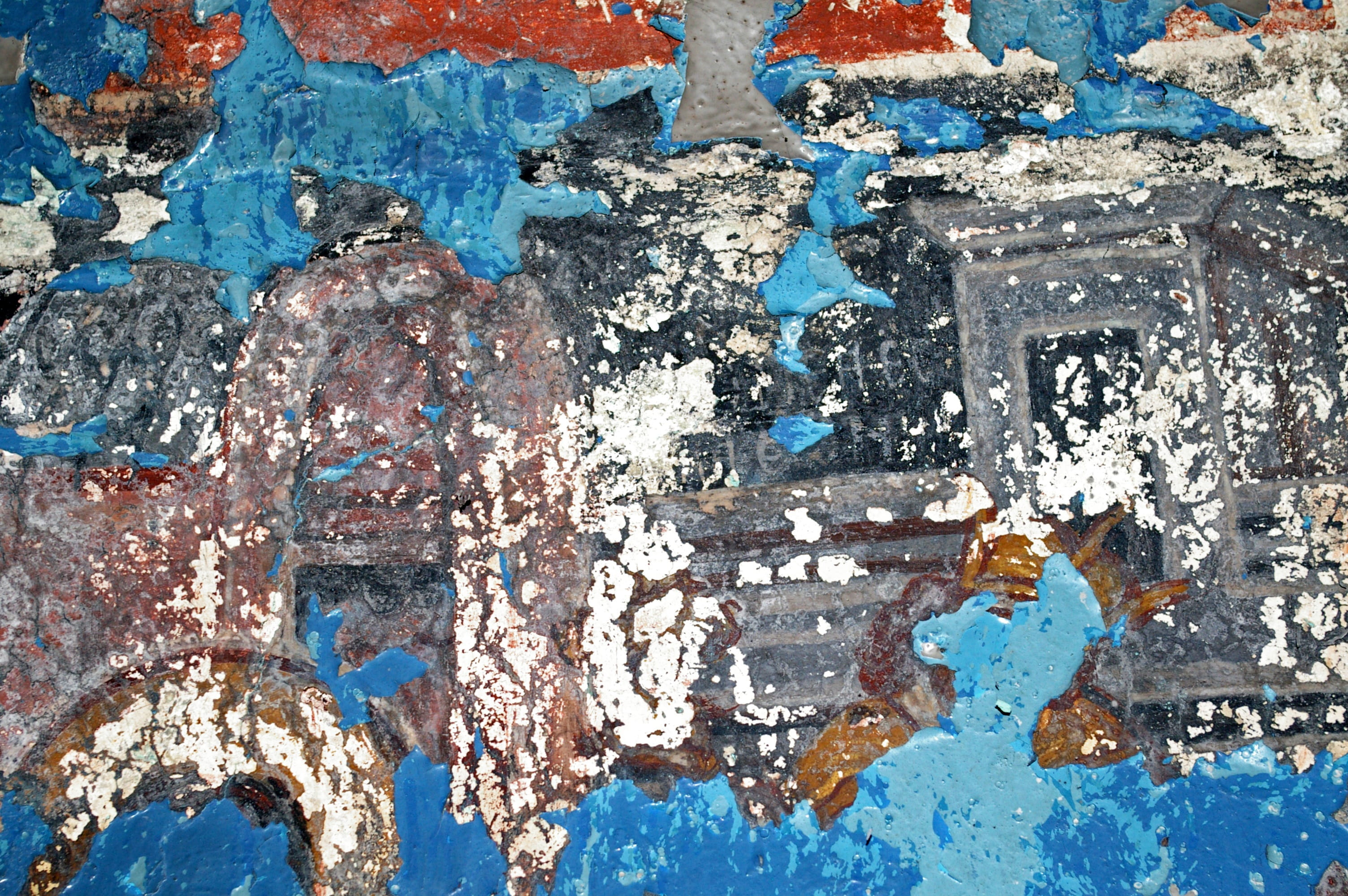 religion, abandoned, mural, no people, peeled, chapel, church, church painting, run-down, oil paint, christianity, building, bad condition, background, HD Wallpaper
