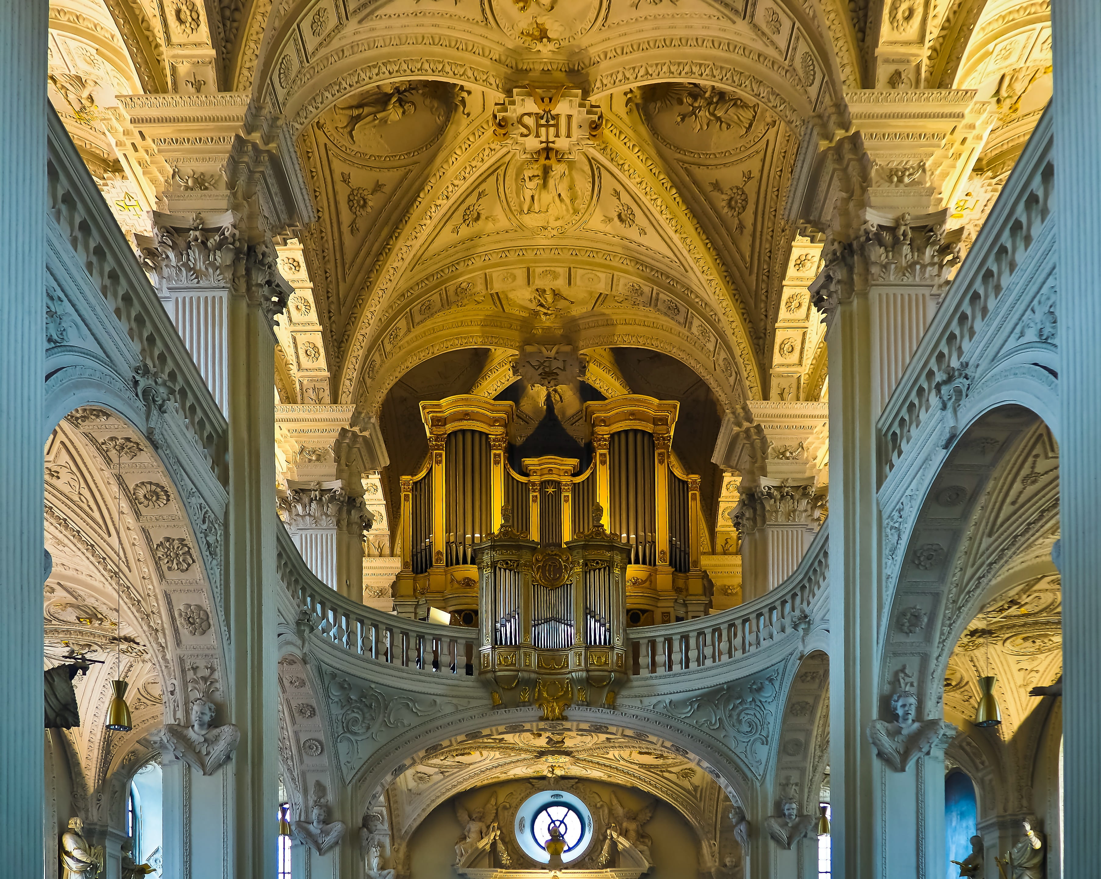 ornate, history, art and craft, Church, ceiling, belief, no people, organ, europe, built Structure, travel destinations, ship, religion, arcade, famous Place, HD Wallpaper