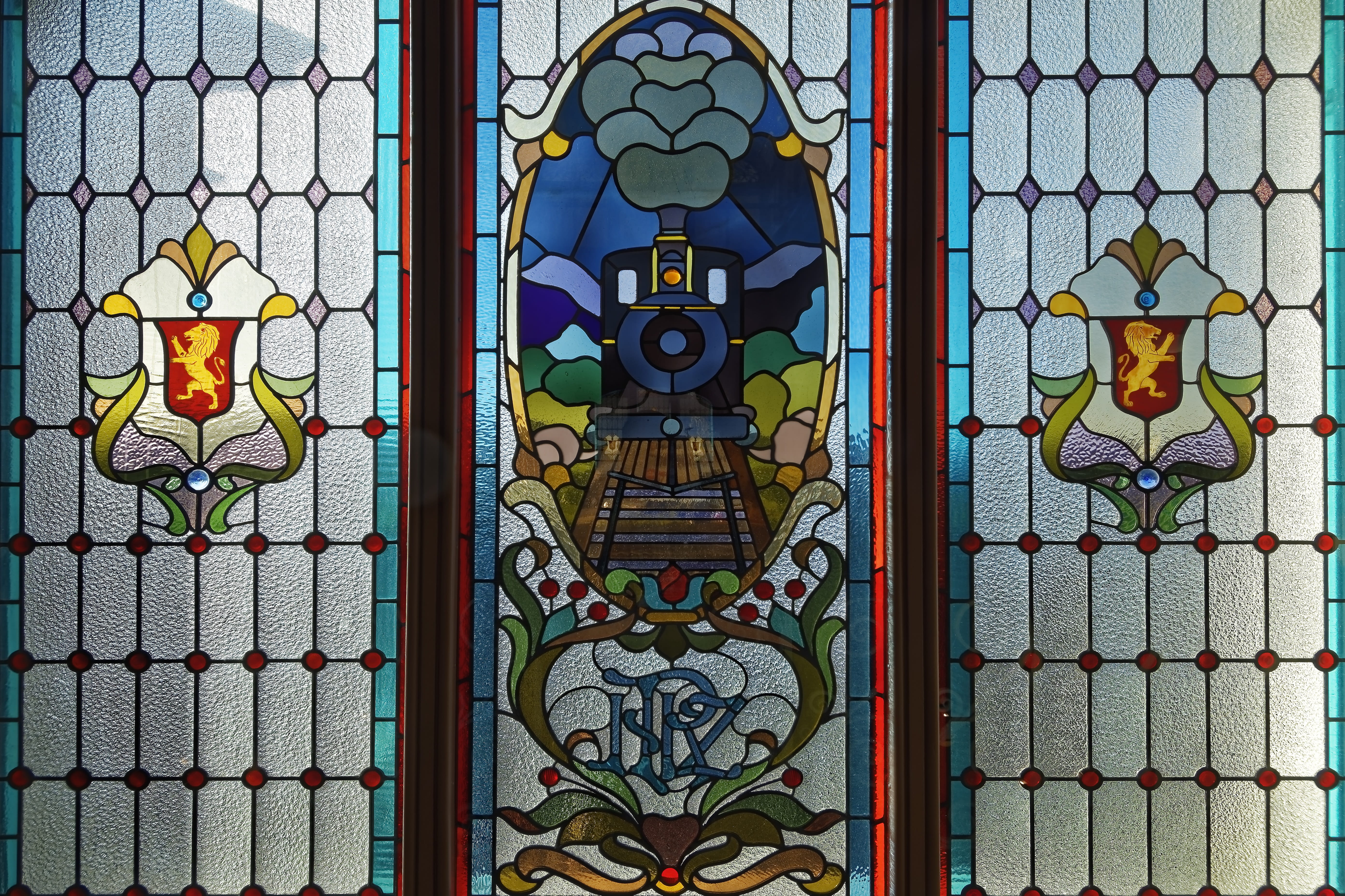 security, building, stained glass, building exterior, dunedin, backgrounds, new zealand, creativity, built structure, safety, no people, art and craft, HD Wallpaper