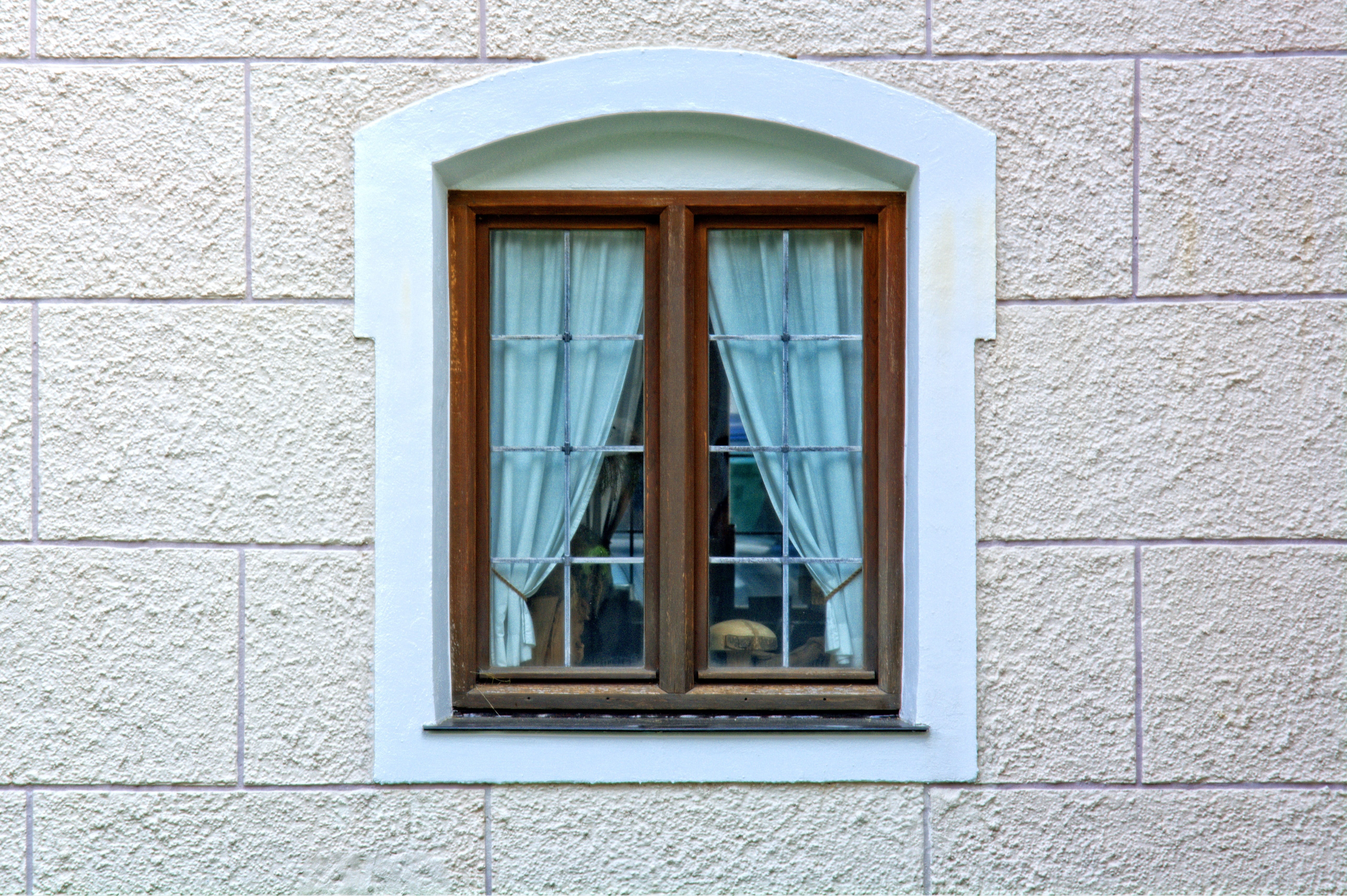 reflection, brick, wooden windows, wood - material, building, transparent, window frame, wall - building feature, built structure, nostalgia, day, Leaded Glass, HD Wallpaper