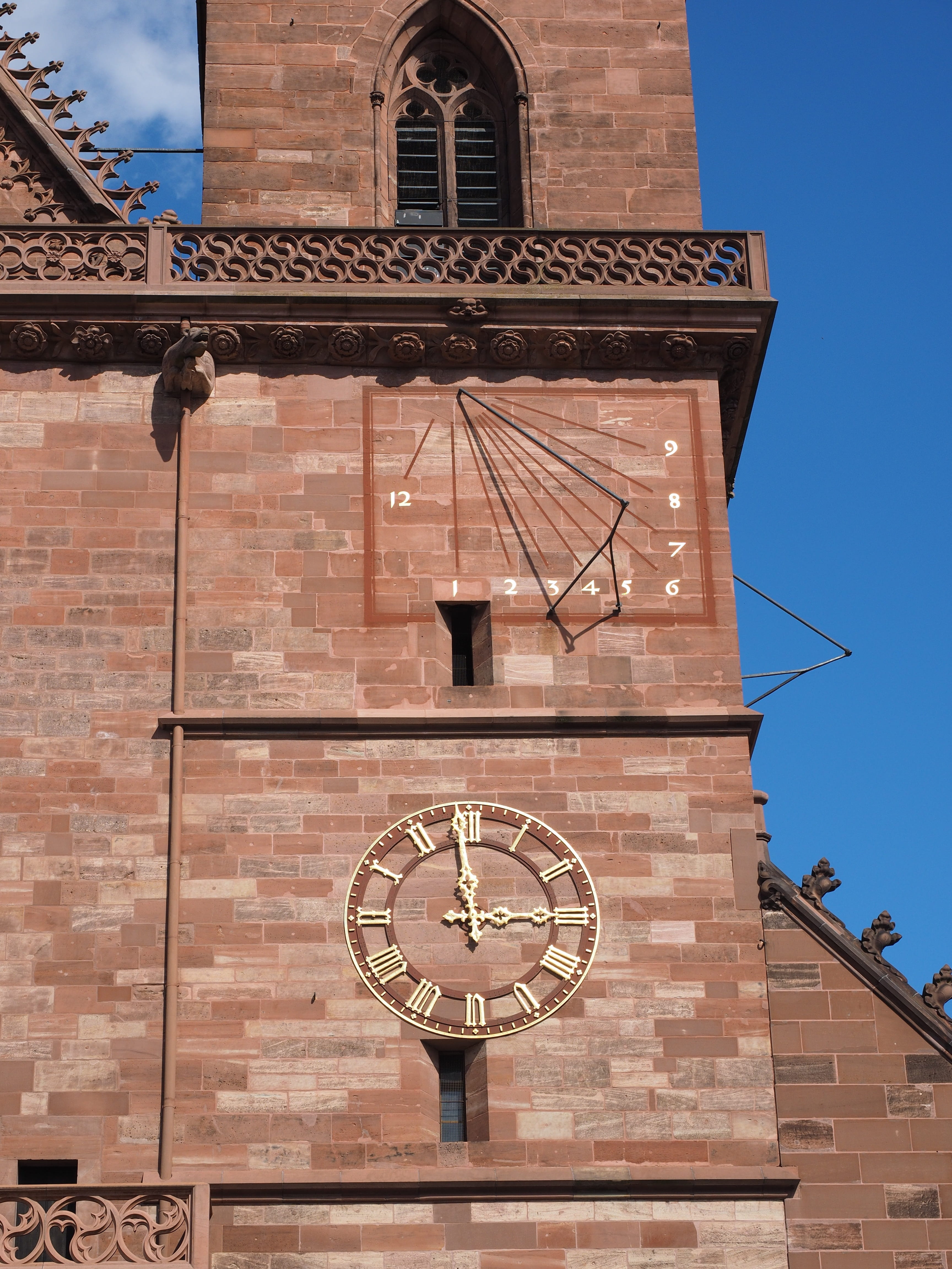 brick, built Structure, day, outdoors, places of interest, towers, double tower, history, house of worship, church steeples, brick wall, wall, landmark, Phone HD Wallpaper