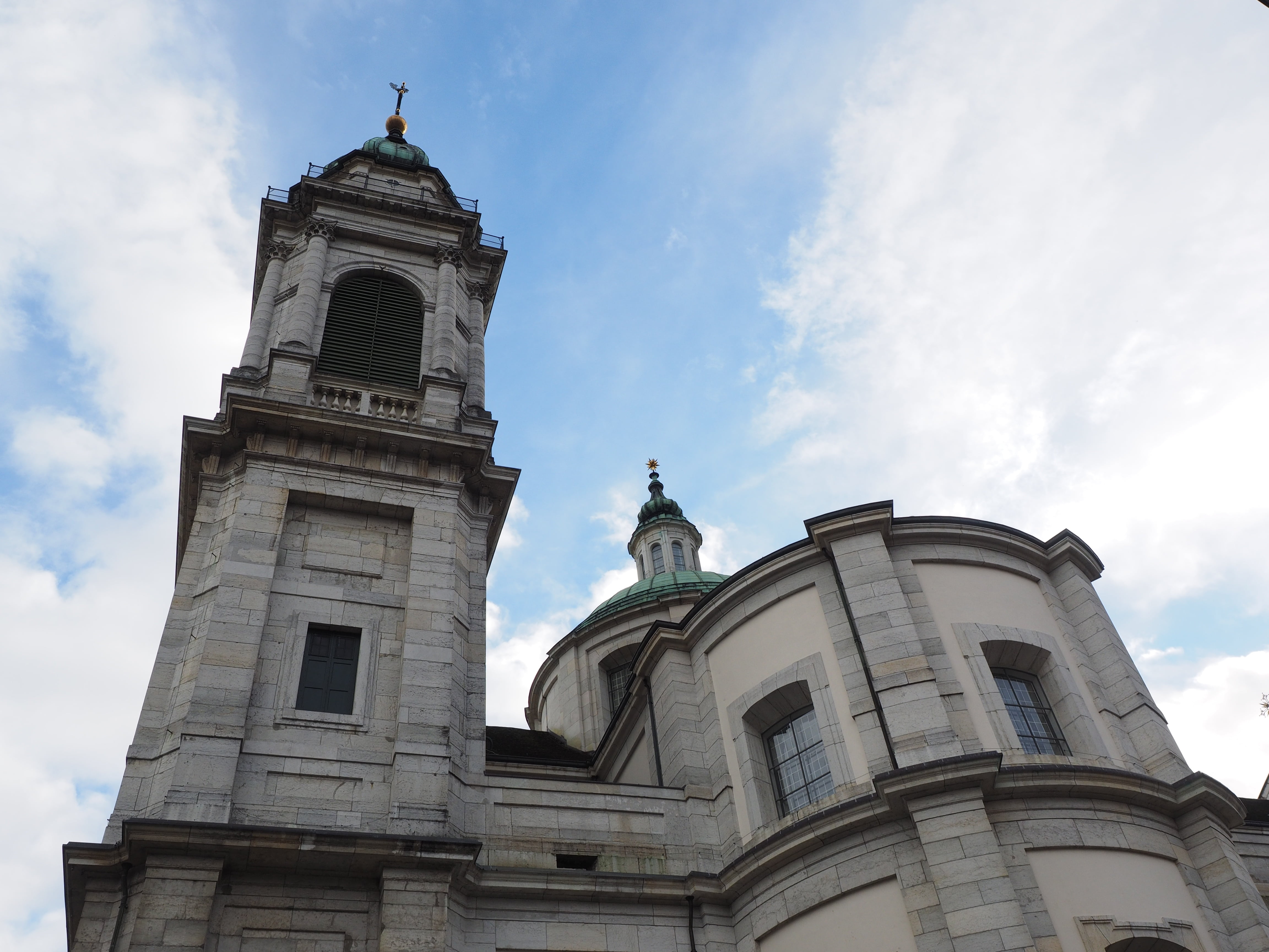 art and craft, religion, cathedral of st urs und viktor, solothurn, architecture, place of worship, travel destinations, statue, early classicist style, HD Wallpaper