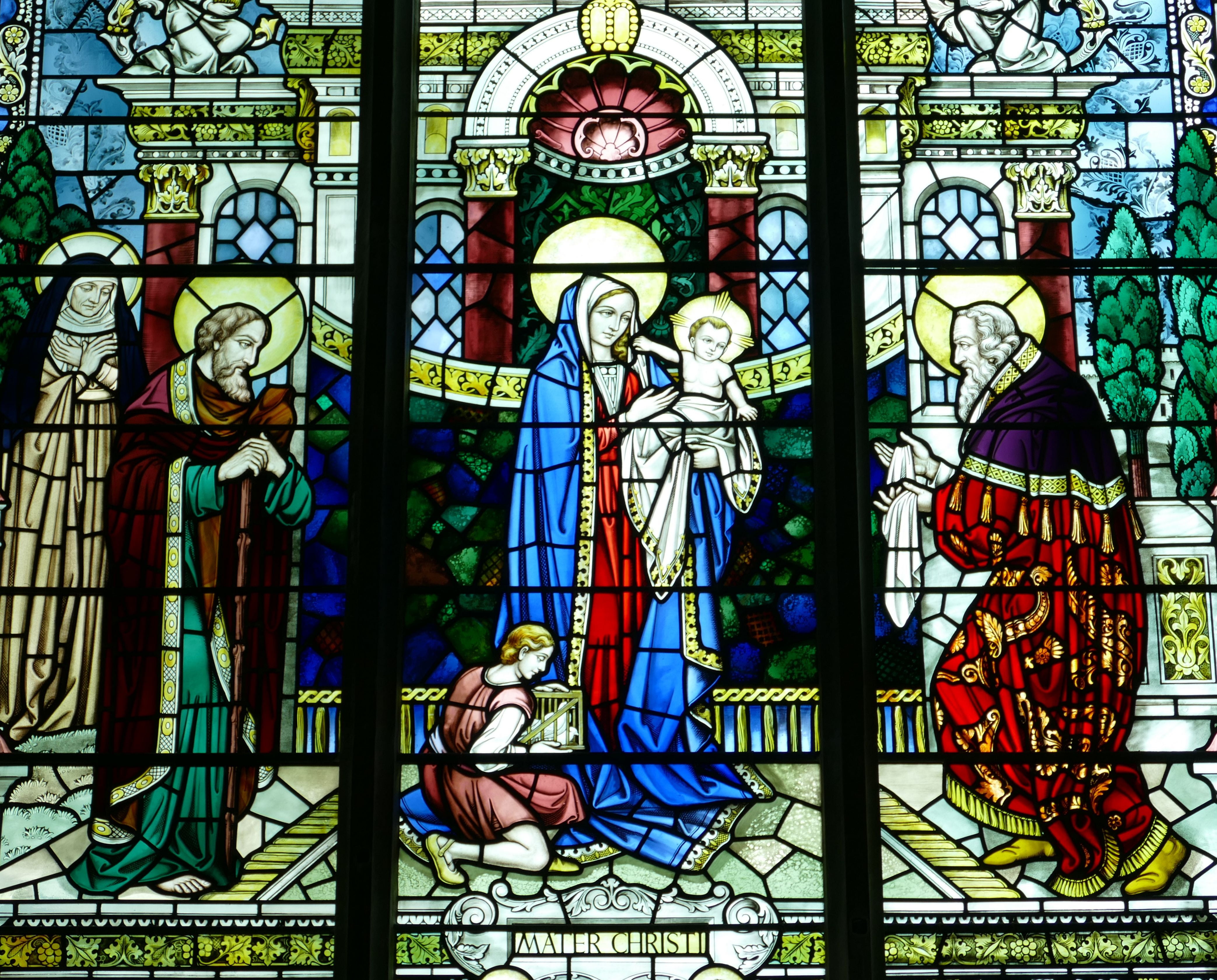 stein, creativity, guernsey, image, no people, decor, building, multi colored, glass, christ, belief, window, glass - material, christmas, place of worship, HD Wallpaper