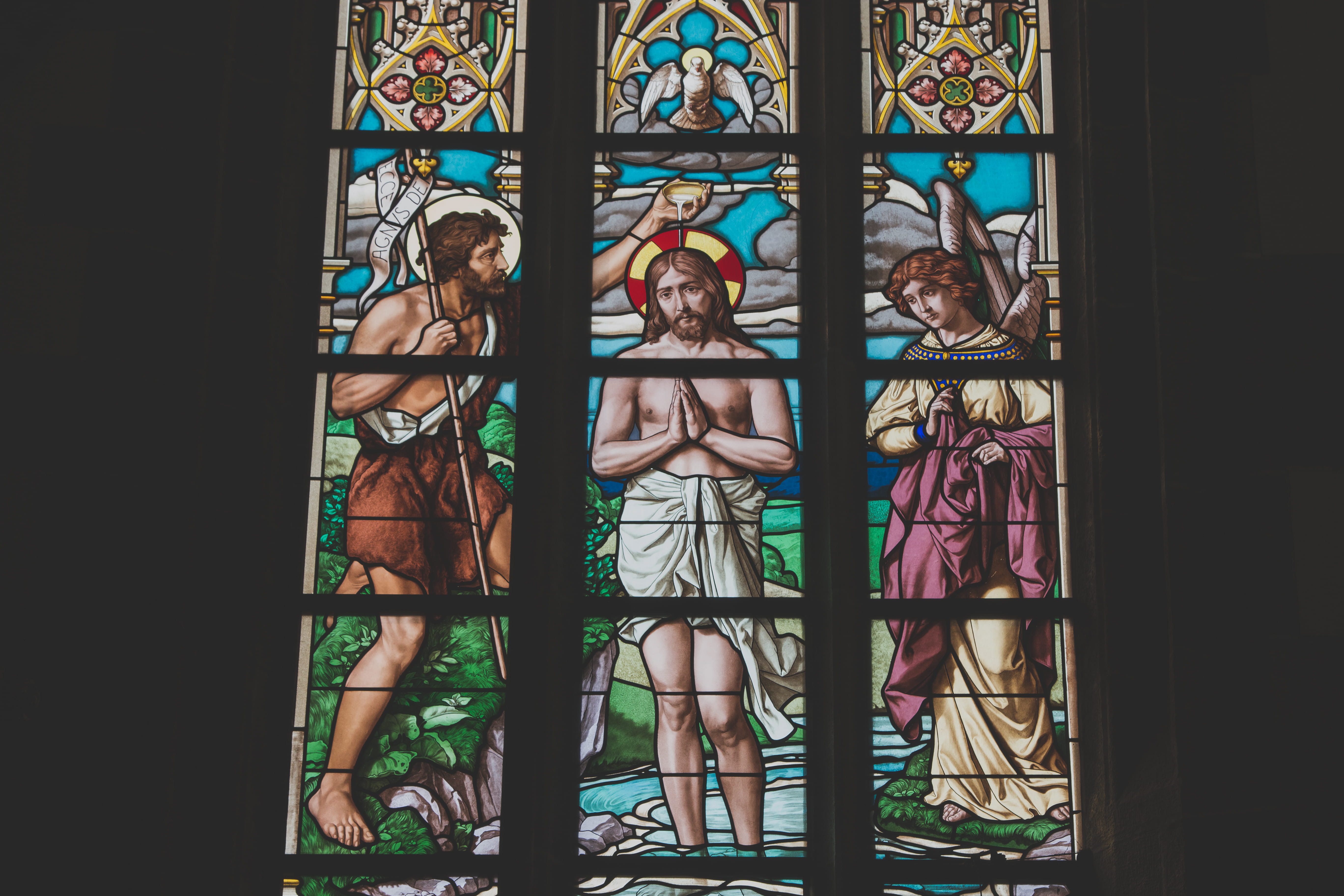 creativity, architecture, stained glass, glass - material, built structure, belief, religion, building, window, representation, place of worship, glass, HD Wallpaper