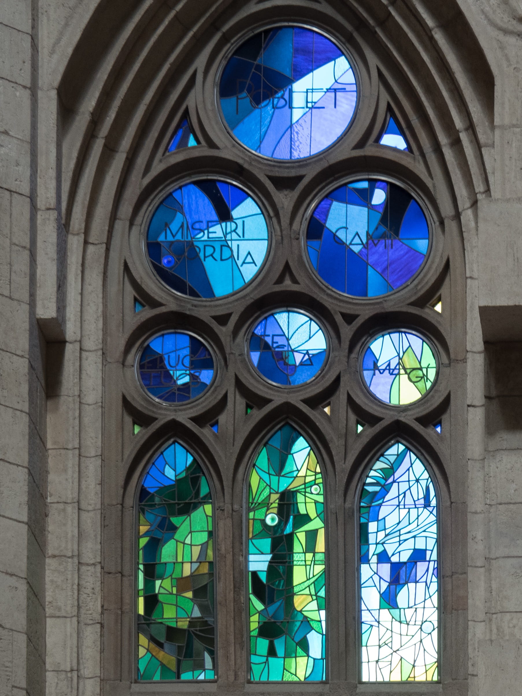 day, monuments, cristalera, 1080P, religion, ceiling, window, spirituality, stained, temple, glass - material, stained glass, light, indoors, Stained Glass Window, Phone HD Wallpaper