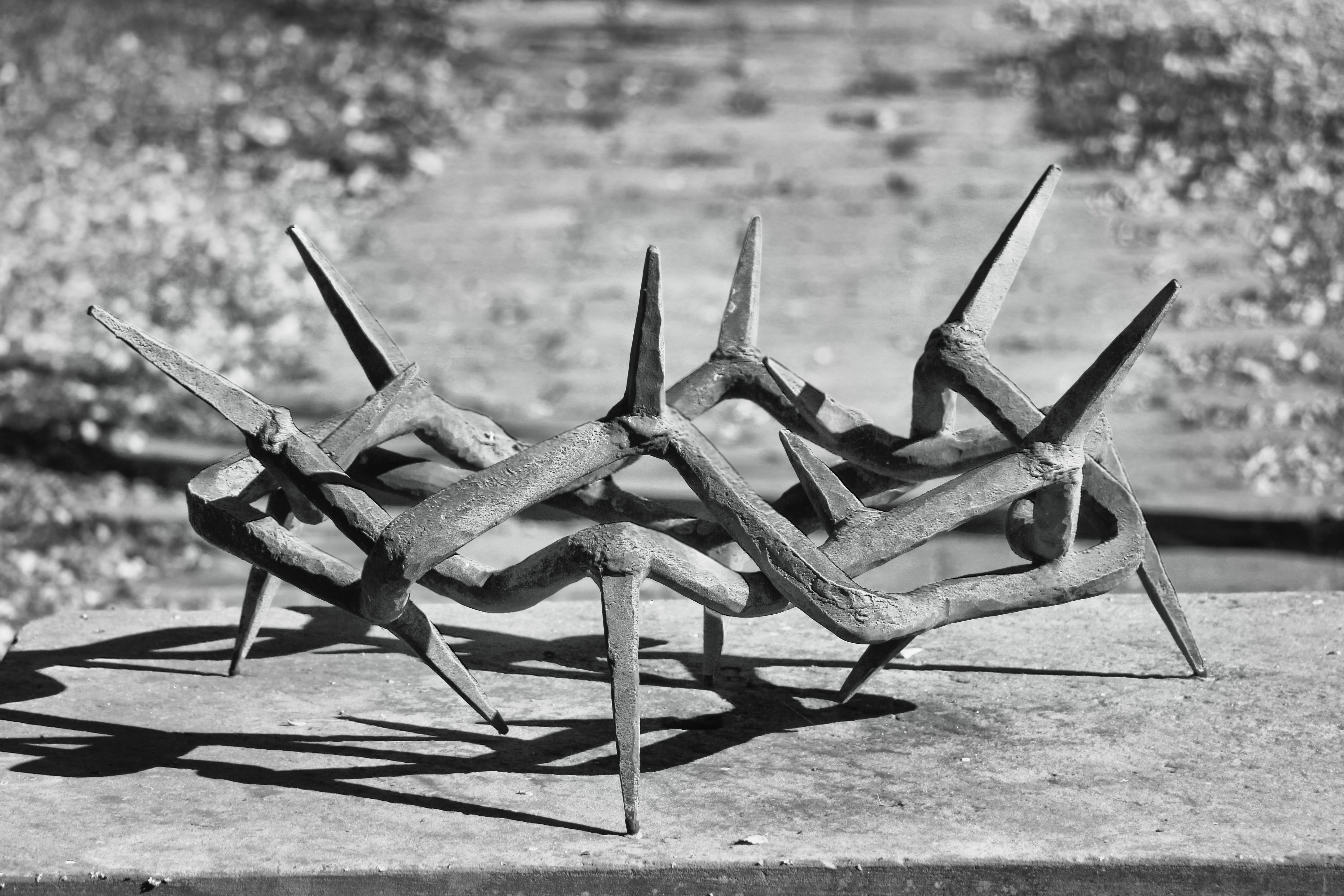 animal themes, water, outdoors, monument, focus on foreground, artists, sculpture, field, insect, nature, land, artwork, close-up, wood - material, metal, HD Wallpaper