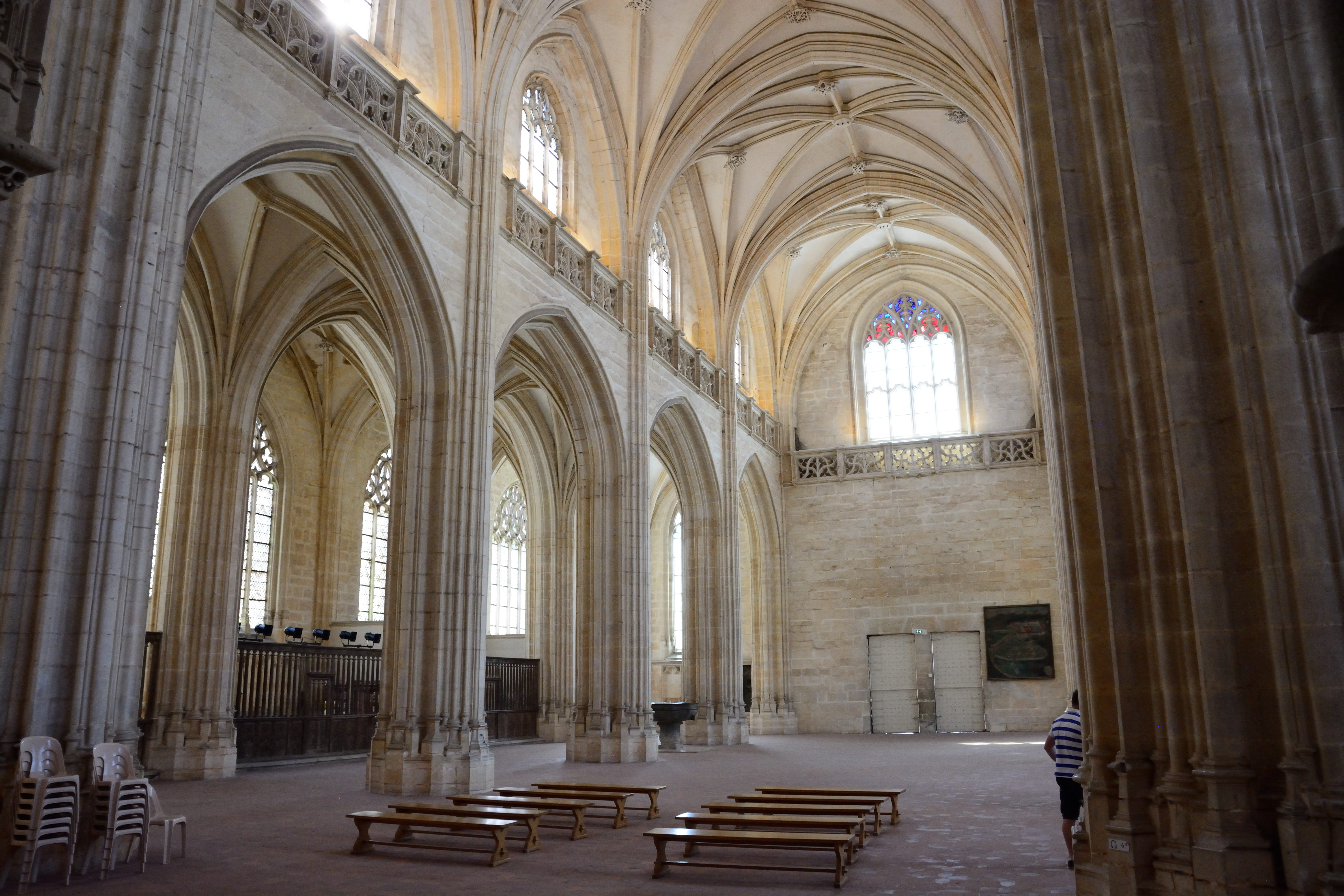 pew, place of worship, bourg-en-bresse, no people, church, brou, ceiling, religion, seat, 5K, architecture, built structure, abbey, belief, spirituality, HD Wallpaper