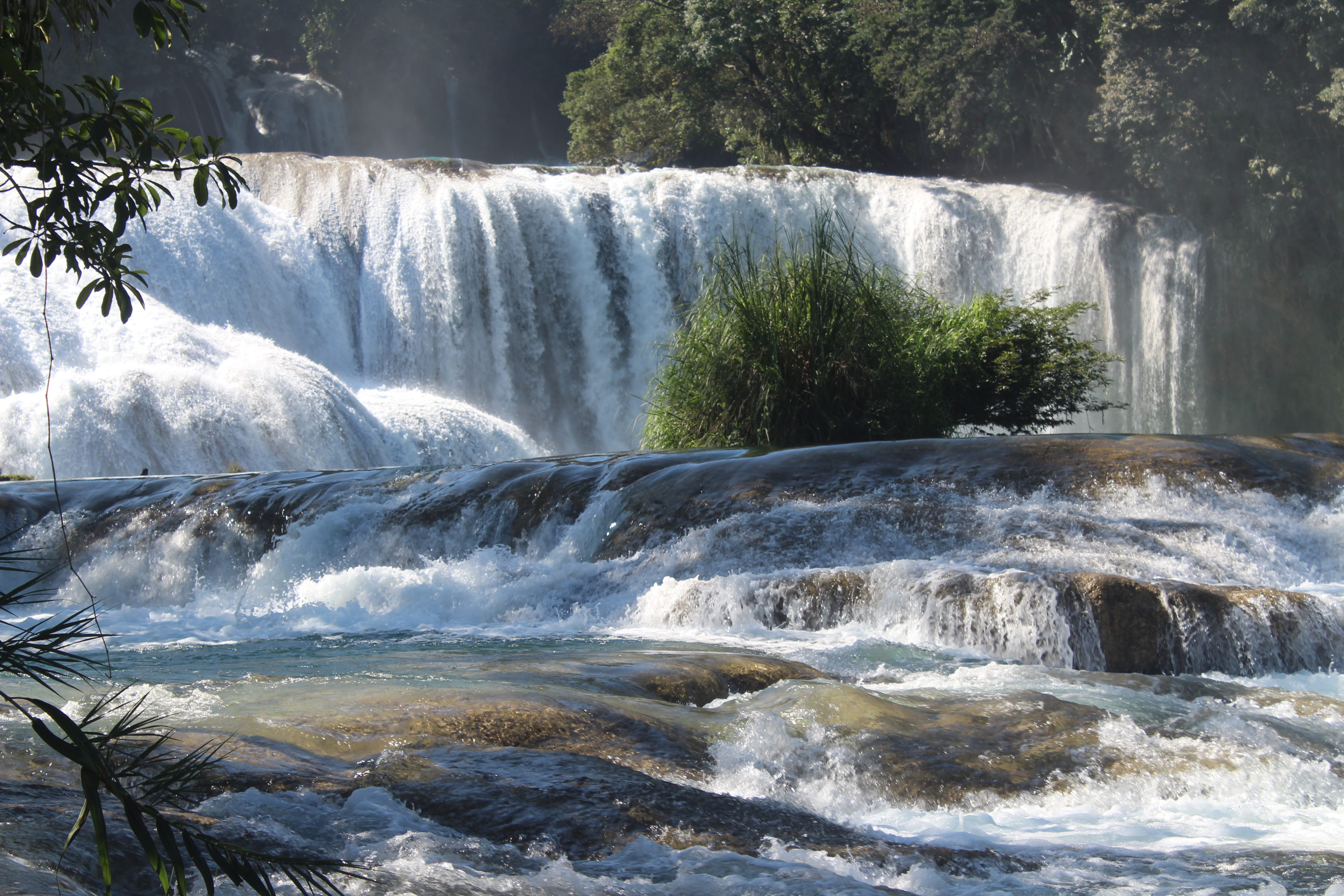 landscape, falling water, power, flowing water, no people, 5K, beauty in nature, day, outdoors, scenics - nature, nature, waterfall, chiapas, liquid, power in nature, HD Wallpaper