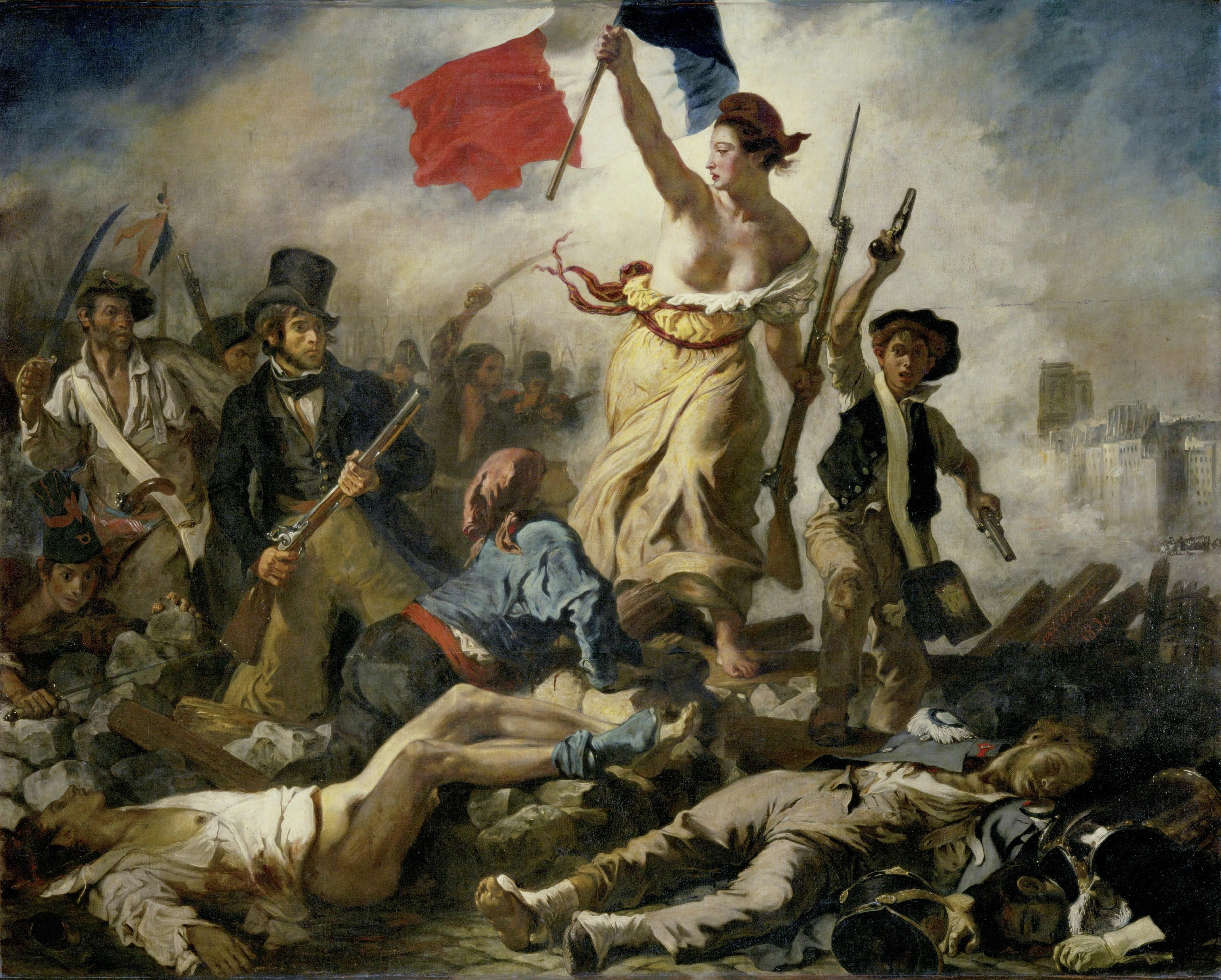 toma, bastilla, arte, 5K, francesa, revolucion, delacroix, HD Wallpaper