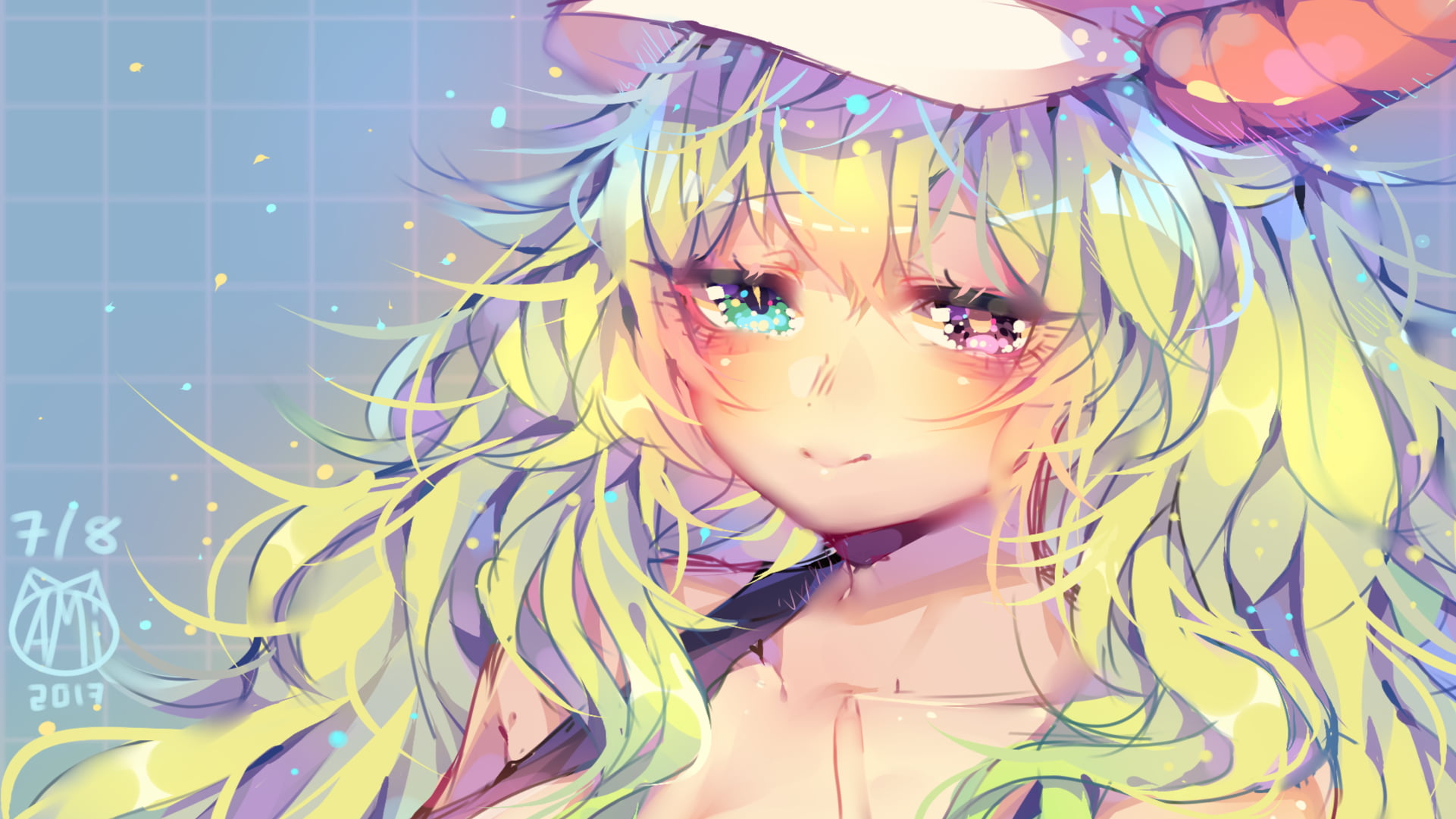 anime, Kobayashi-san Chi no Maid Dragon, anime girls, green hair, 1080P, quetzalcoatl (Kobayashi-san Chi no Maid Dragon), HD Wallpaper
