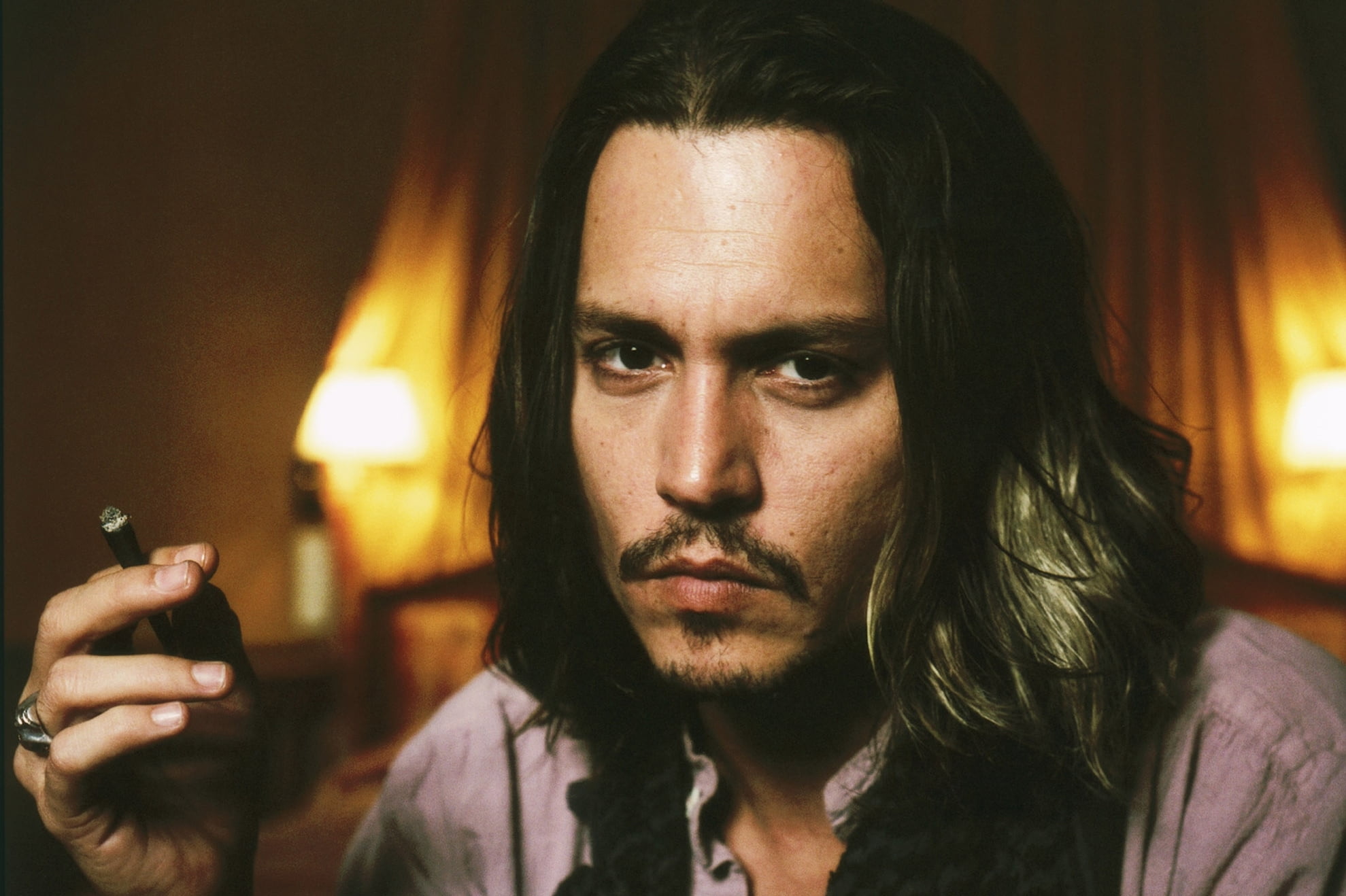 caucasian Ethnicity, night, males, looking, one Person, men, johnny, addiction, leisure activity, holding, beard, actor, only Men, indoors, contemplation, HD Wallpaper