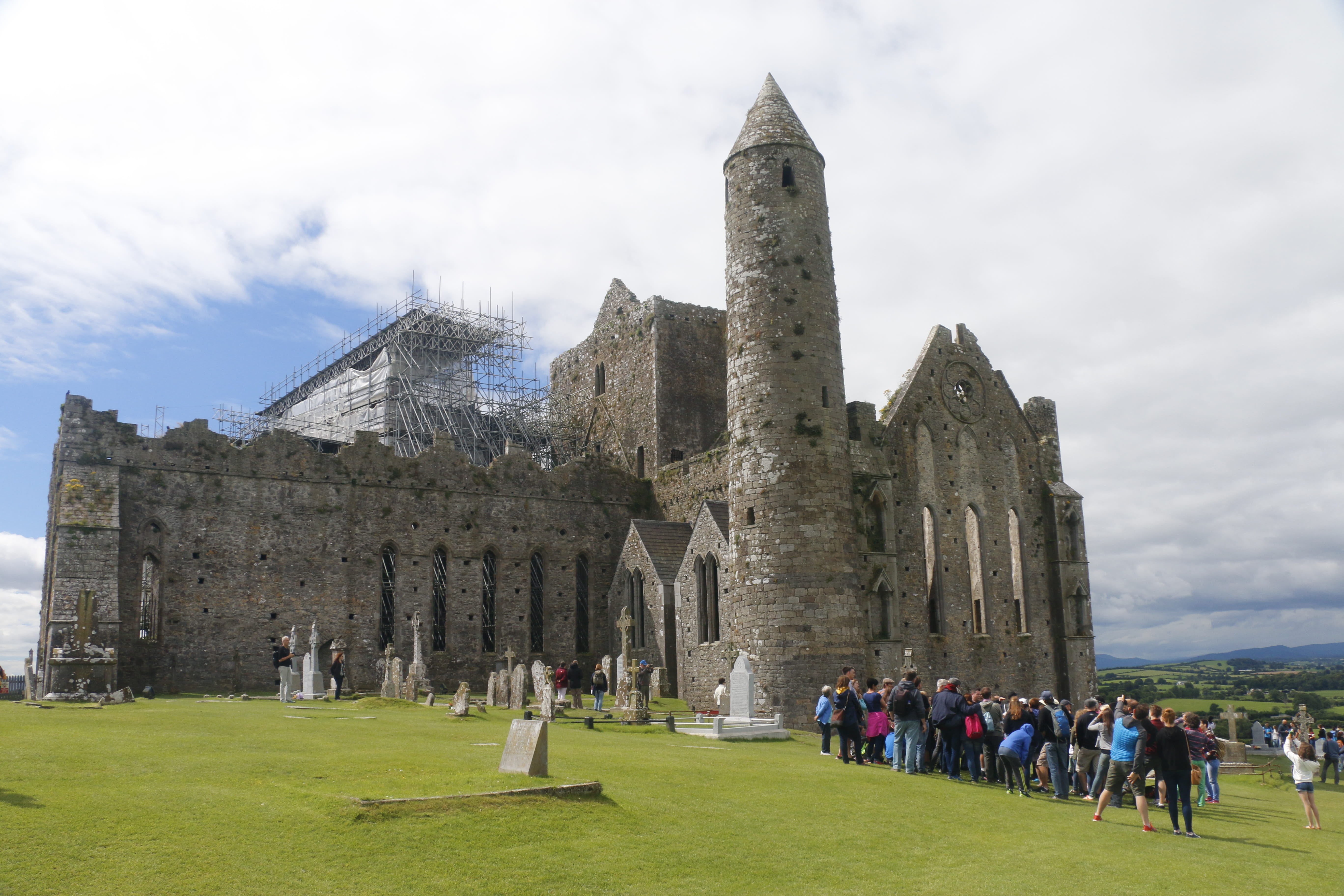 5K, ancient, archaeology, Ireland, day, history, sky, leisure activity, travel Locations, building exterior, group of people, cloud - sky, nature, real people, HD Wallpaper