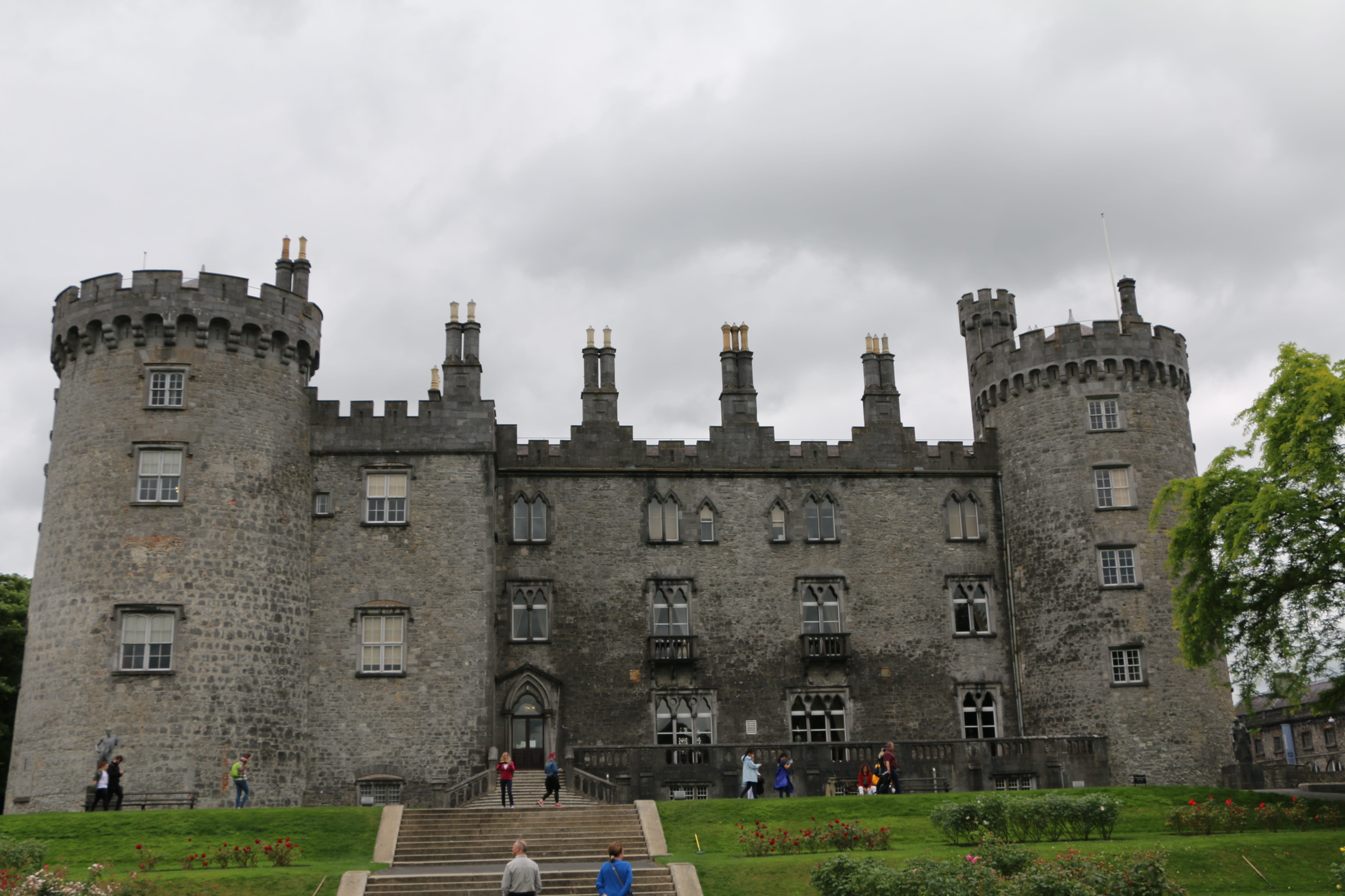 day, history, built structure, building exterior, cloud - sky, building, ireland, plant, nature, 5K, tree, grass, sky, travel destinations, castle, city, HD Wallpaper