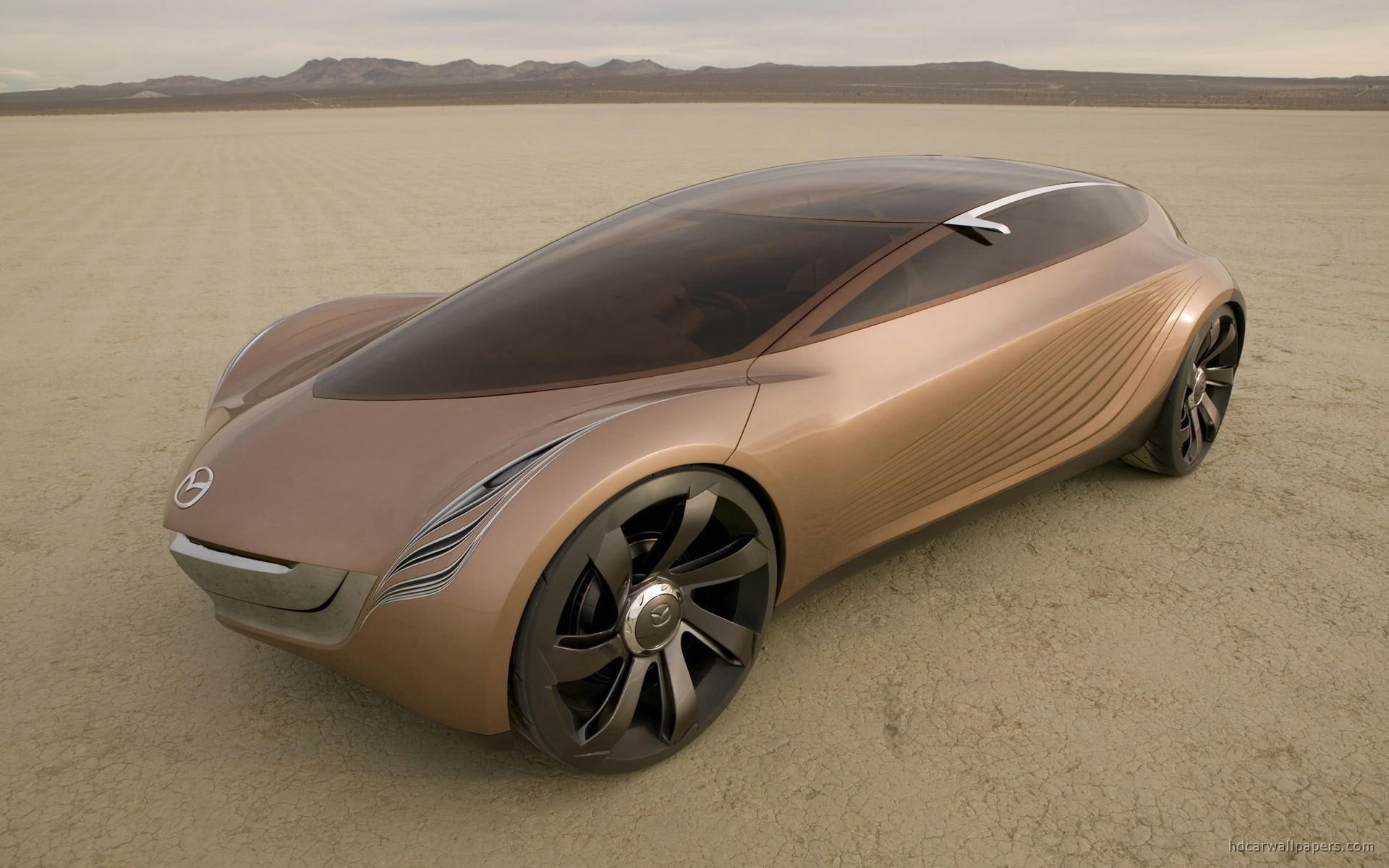 mazda, cars, coupe, nagara, concept, 1080P, brown, HD Wallpaper