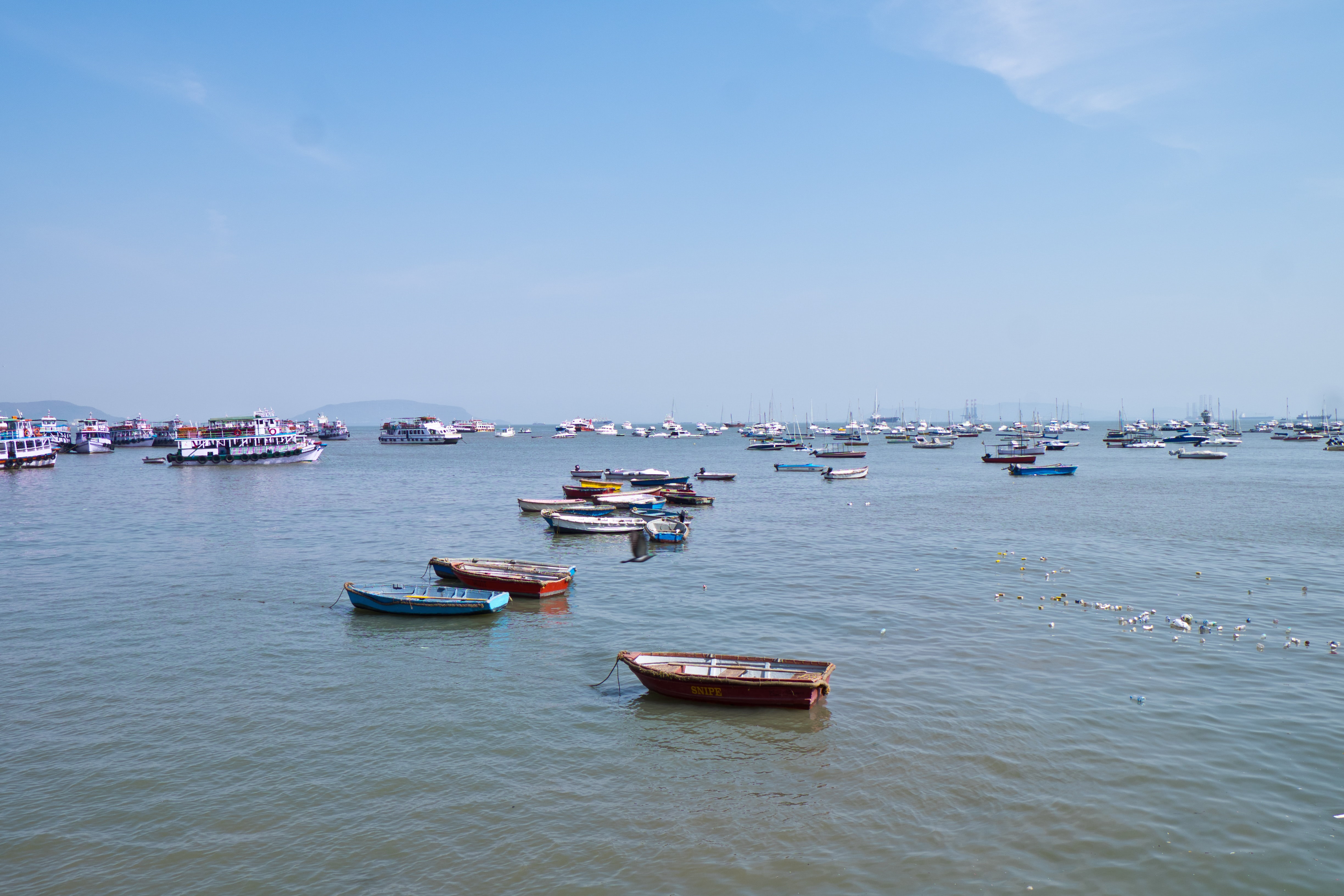 anchored, india, sloop, travel, day, sailboat, moored, harbor, outdoors, nautical vessel, air, little boat, copy space, nature, scenics - nature, mode of transportation, HD Wallpaper
