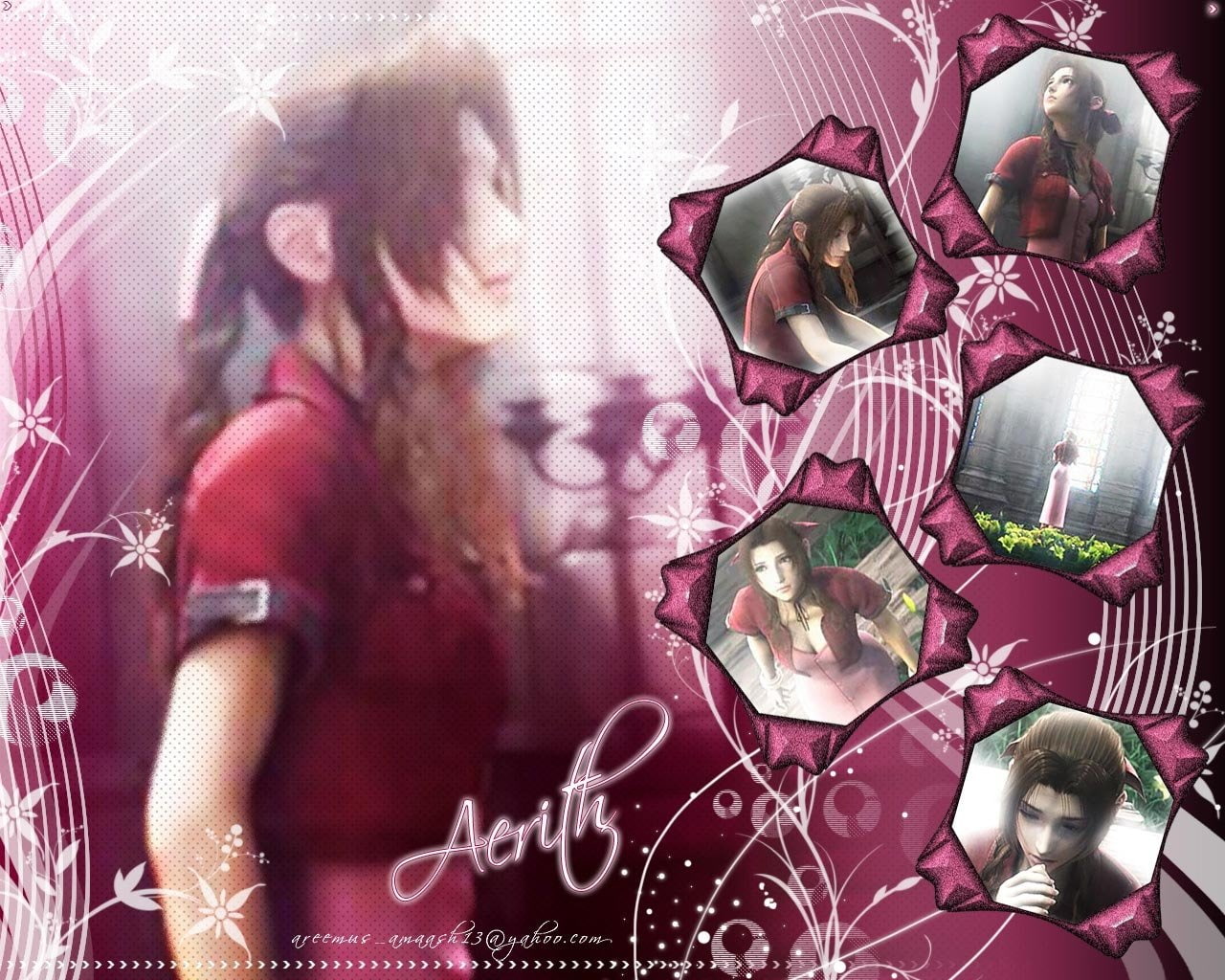 Final Fantasy, Crisis Core: Final Fantasy VII, 720P, Aerith Gainsborough, HD Wallpaper
