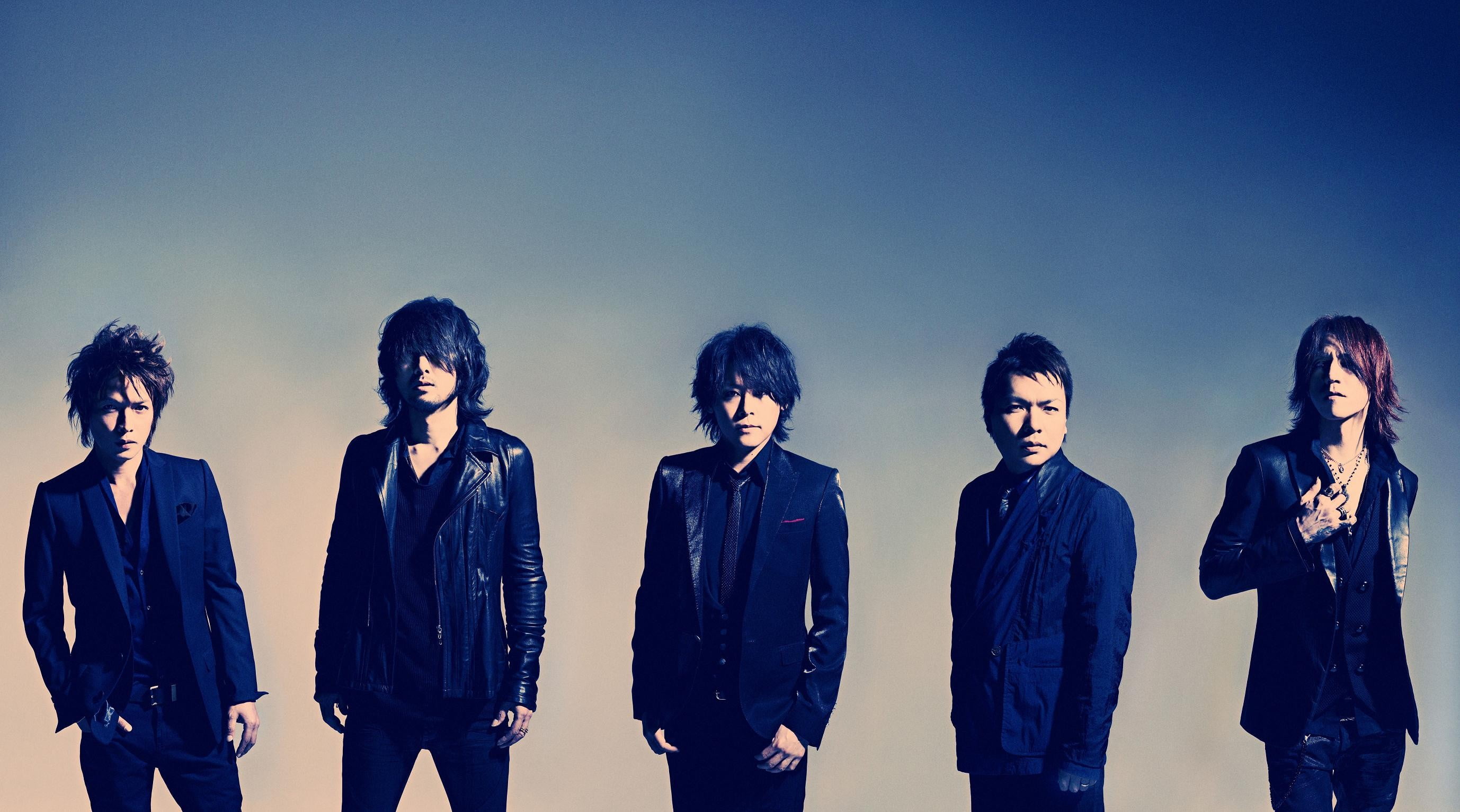 Luna Sea, sky, adult, studio shot, indoors, digital composite, hairstyle, s, people, front view, women, men, contemplation, standing, group of people, colored background, HD Wallpaper