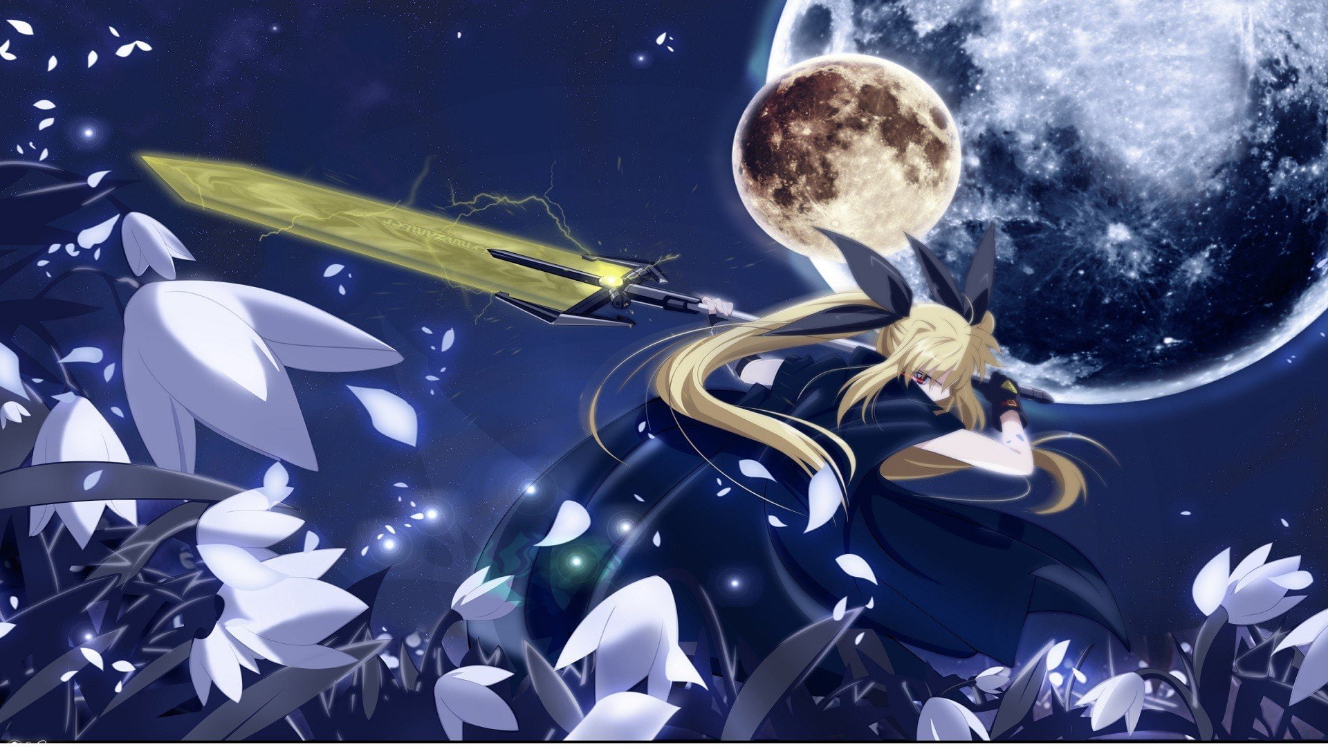 Mahou Shoujo Lyrical Nanoha, Fate Testarossa, Anime Girls, 1080P, HD Wallpaper