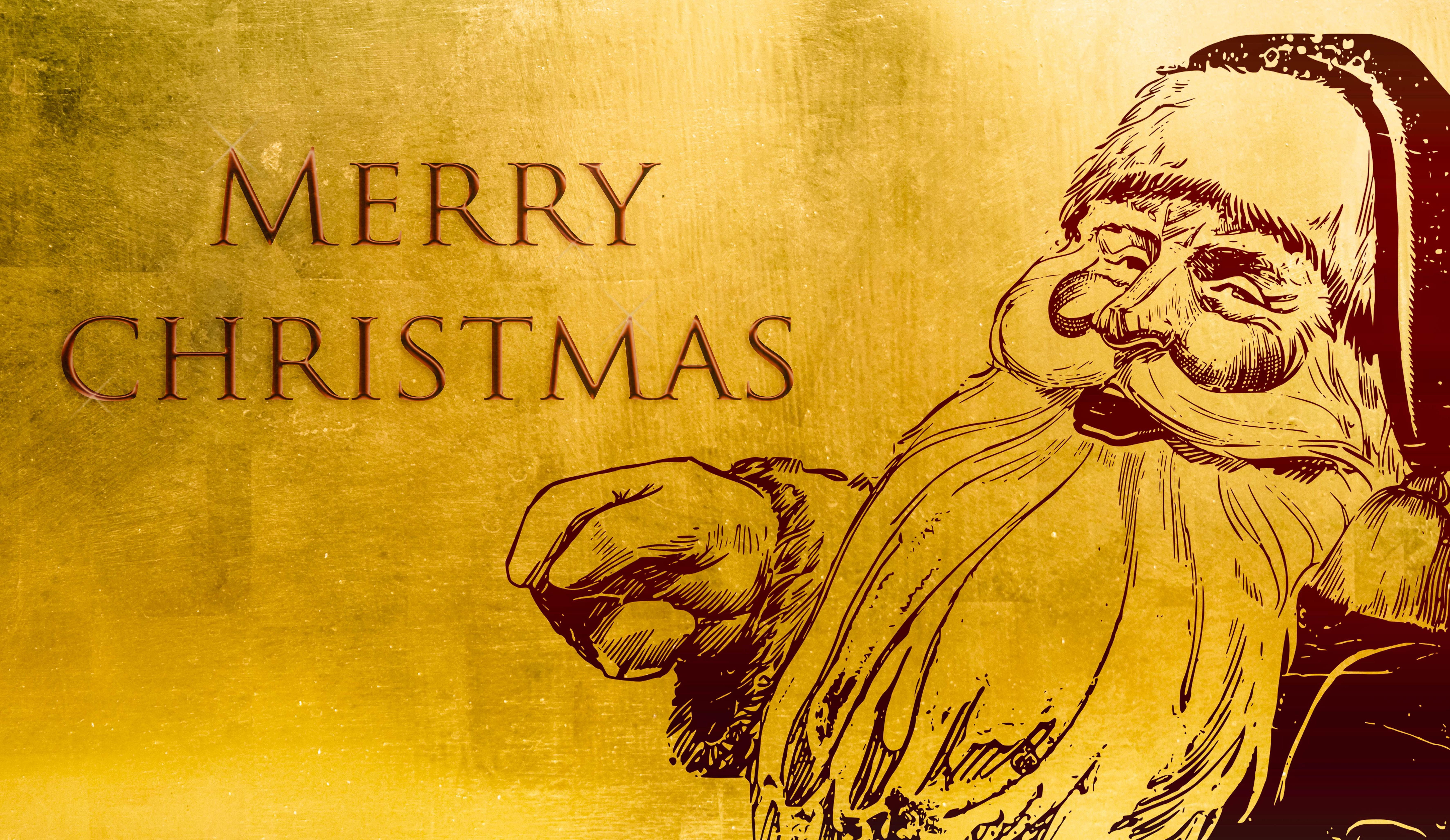 illustration, human representation, nicholas, religion, text, painted image, communication, representation, santa, greeting cards, wall - building feature, HD Wallpaper