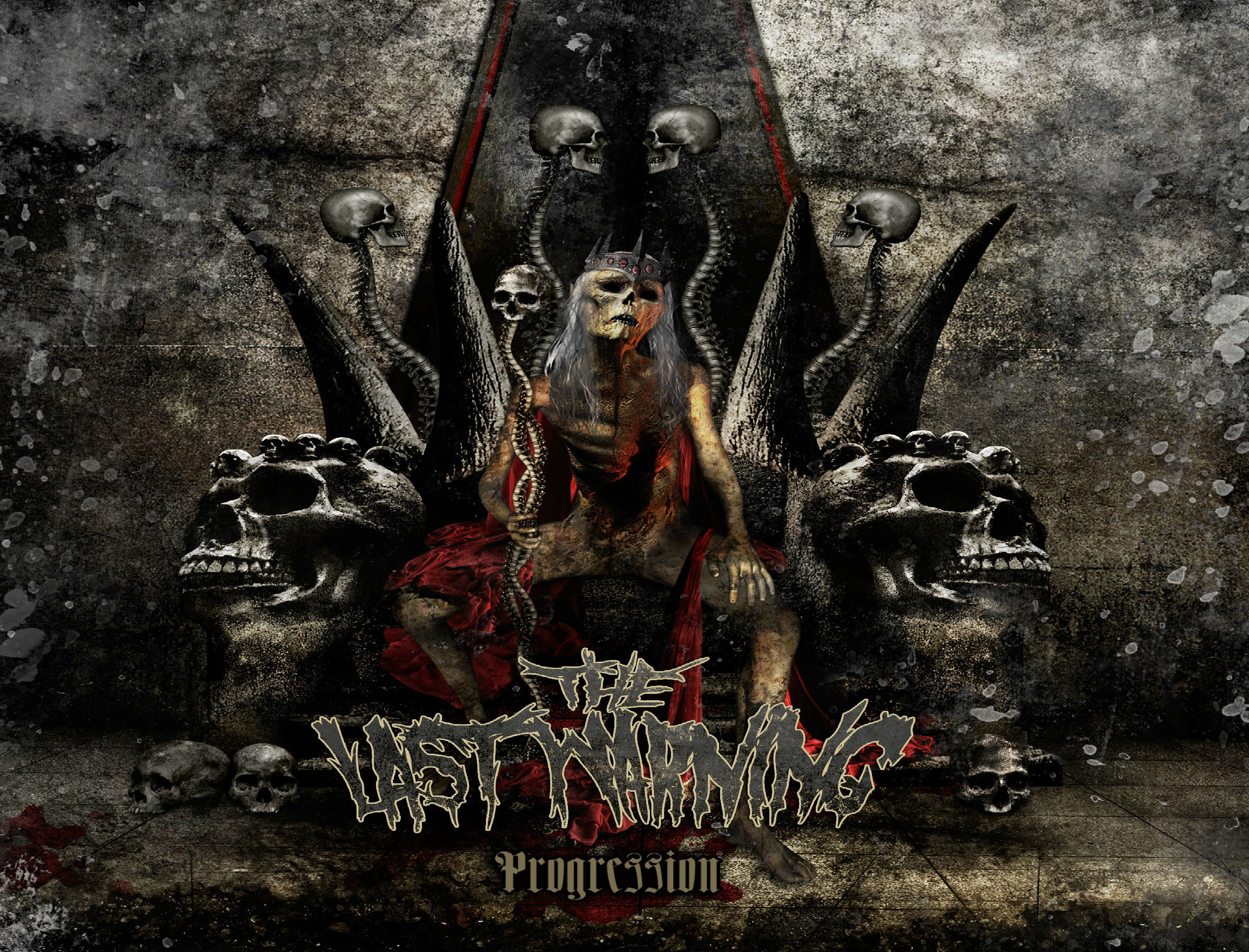 1080P, thrash, heavy, skull, dark, warning, metal, HD Wallpaper
