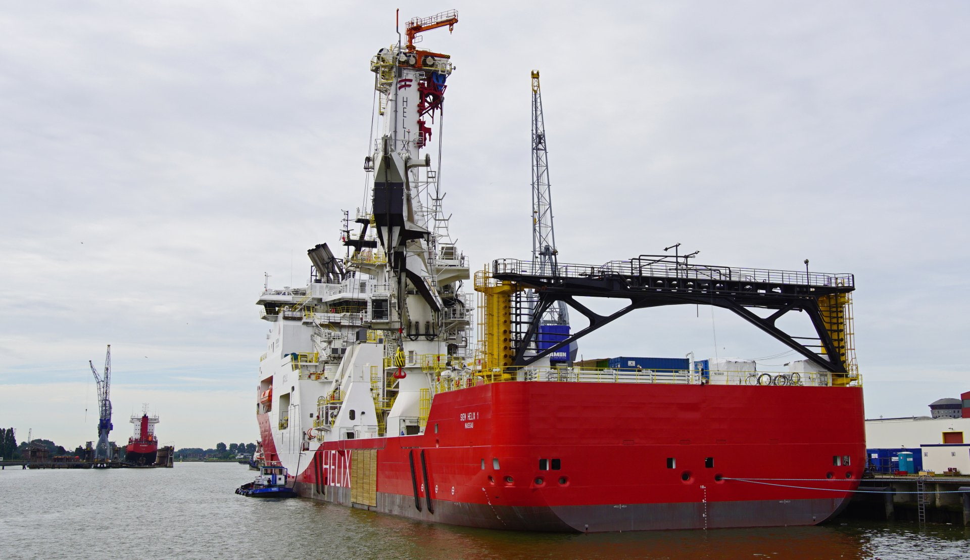 Siem Helix 1, Vehicles, 1080P, Ship, Offshore Support Vessel, HD Wallpaper