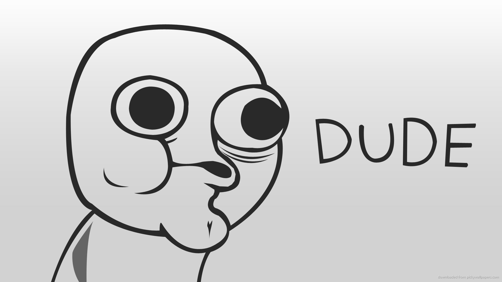 cartoon, typography, dude, 1080P, HD Wallpaper