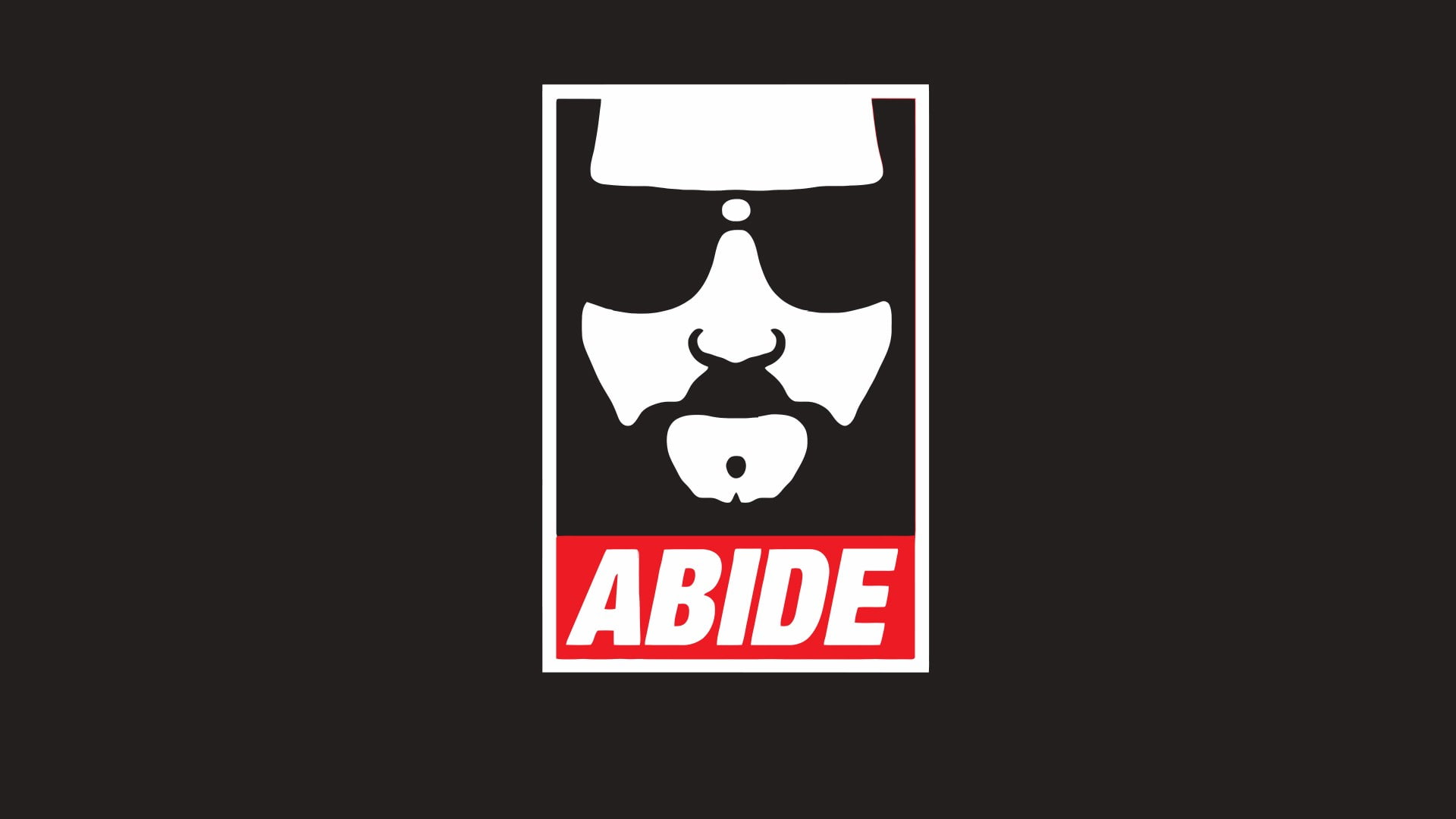 Brown Background, minimalism, 1080P, Typography, The Big Lebowski, The Dude, quote, HD Wallpaper