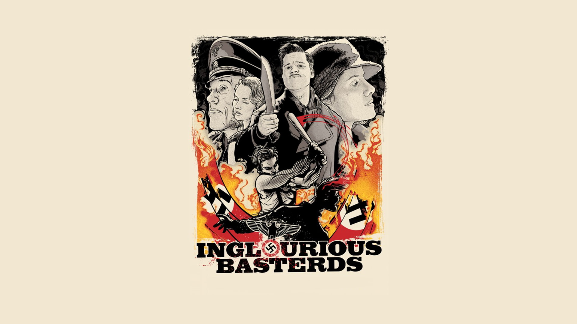 1080P, Inglorious Basterds, HD Wallpaper