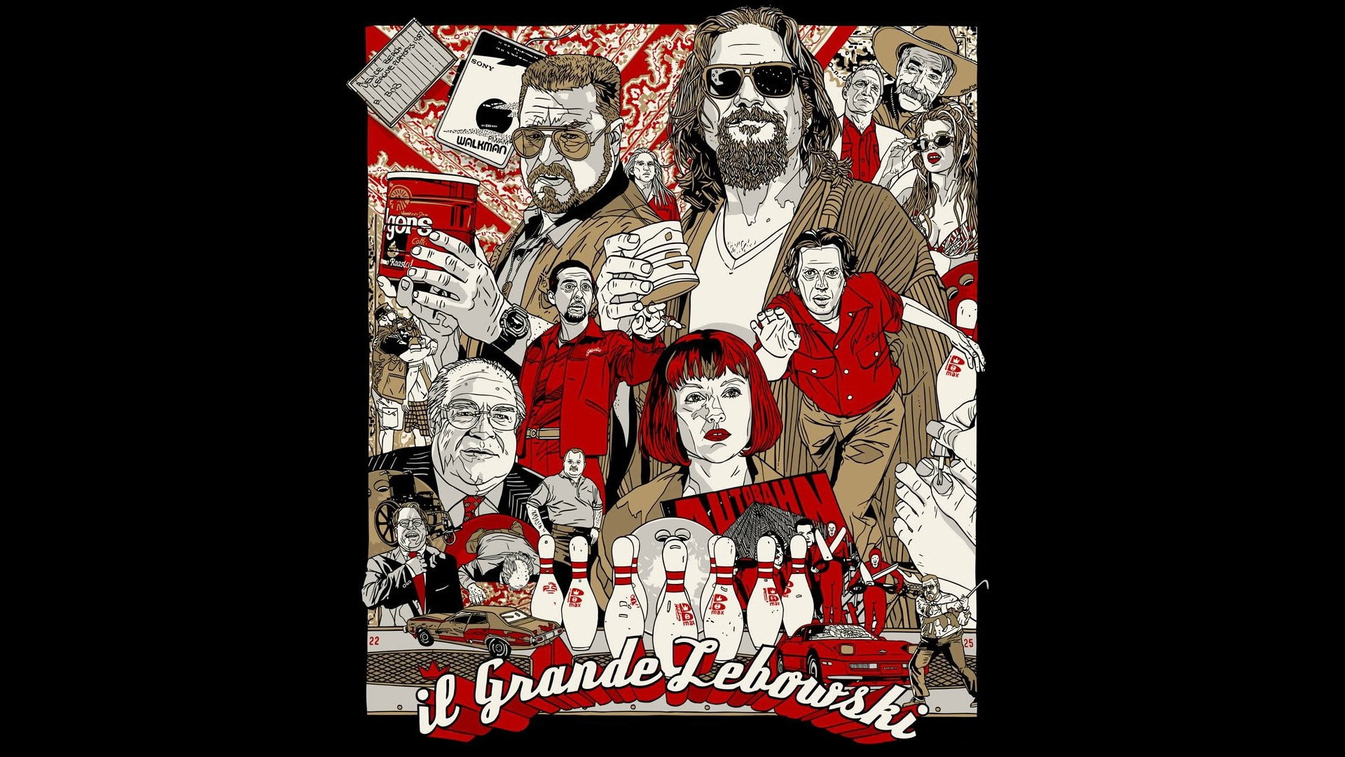 the big lebowski, 1080P, HD Wallpaper