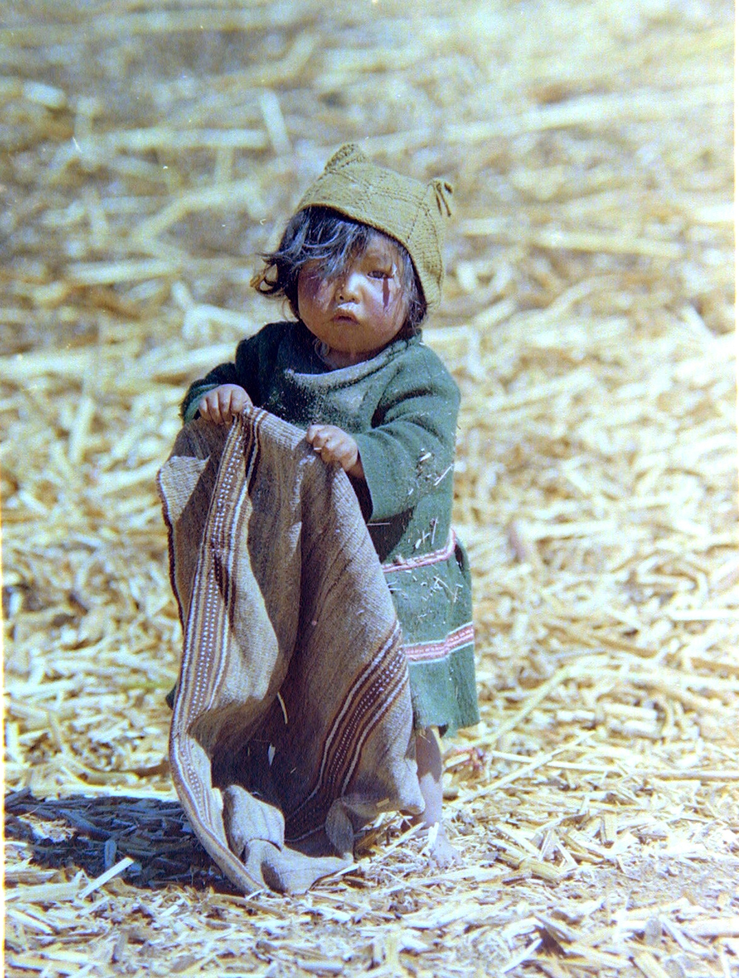 indigenous, males, day, nature, peruvian, young, front view, clothing, full length, floating, baby, men, sadness, titicaca, outdoors, real people, island, Phone HD Wallpaper