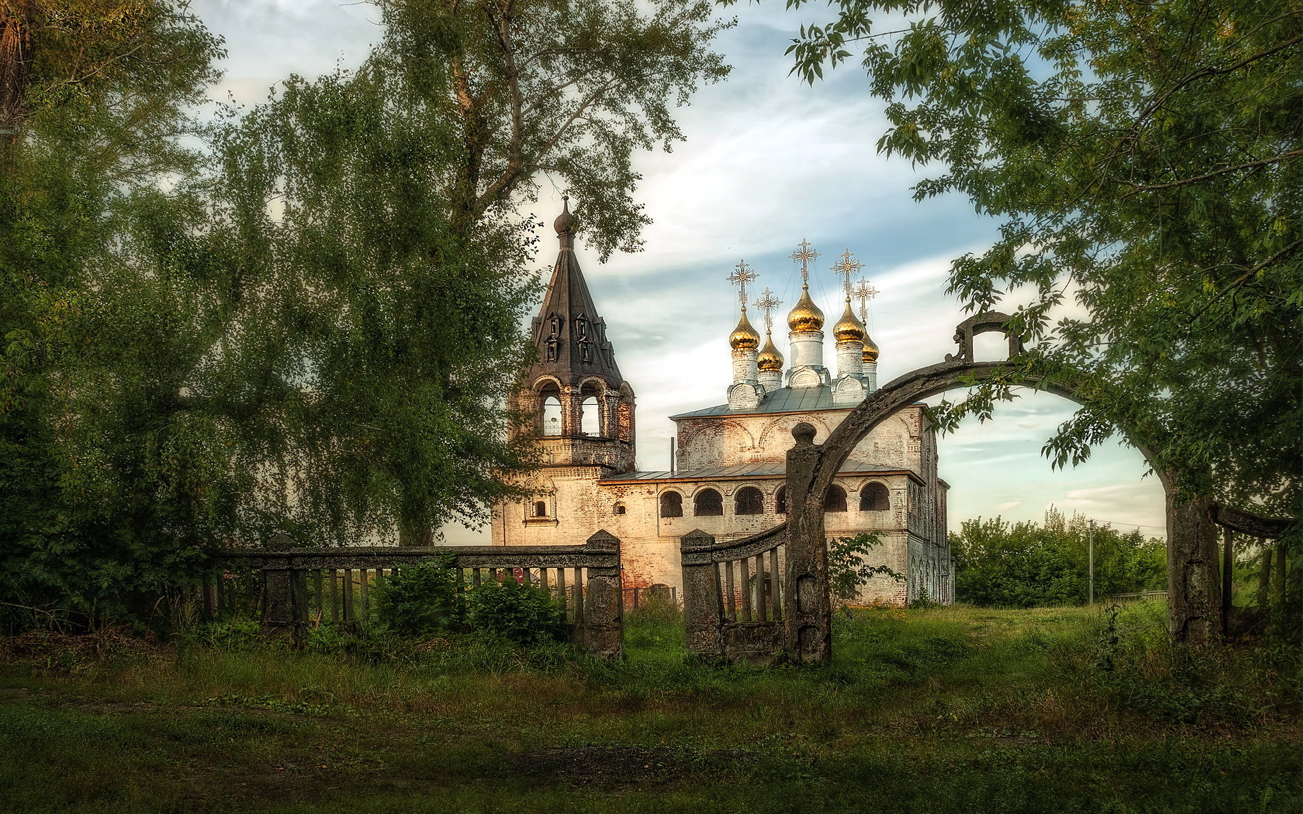 no people, Muromsky district, nature, religion, place of worship, the Cathedral of Christ the Savior, spirituality, built structure, building, history, HD Wallpaper