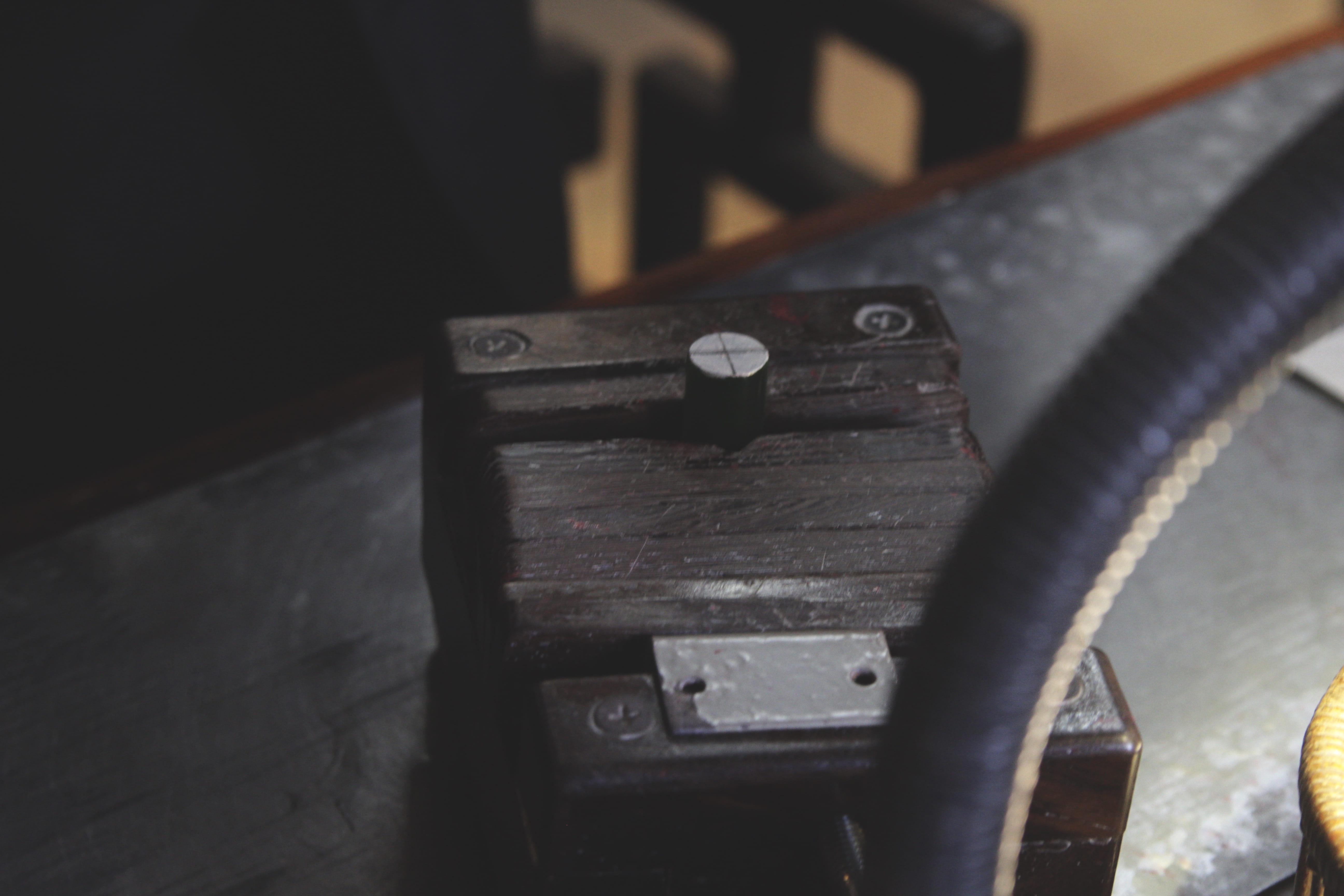 high angle view, wood - material, selective focus, metal, old, handcraft, antique, no people, retro styled, china, still life, table, focus on foreground, HD Wallpaper