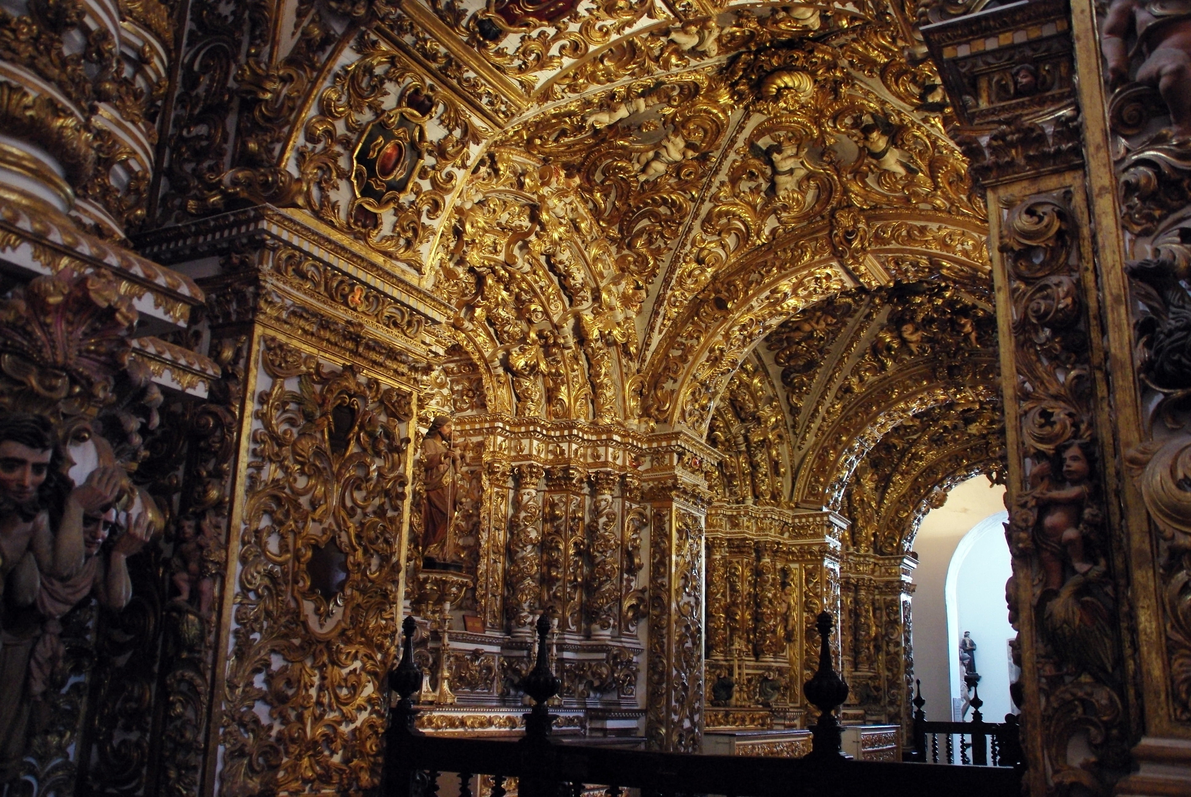 convent, building, place of worship, ceiling, art and craft, belief, 4K, brazilwood, arch, history, travel destinations, spirituality, built structure, HD Wallpaper