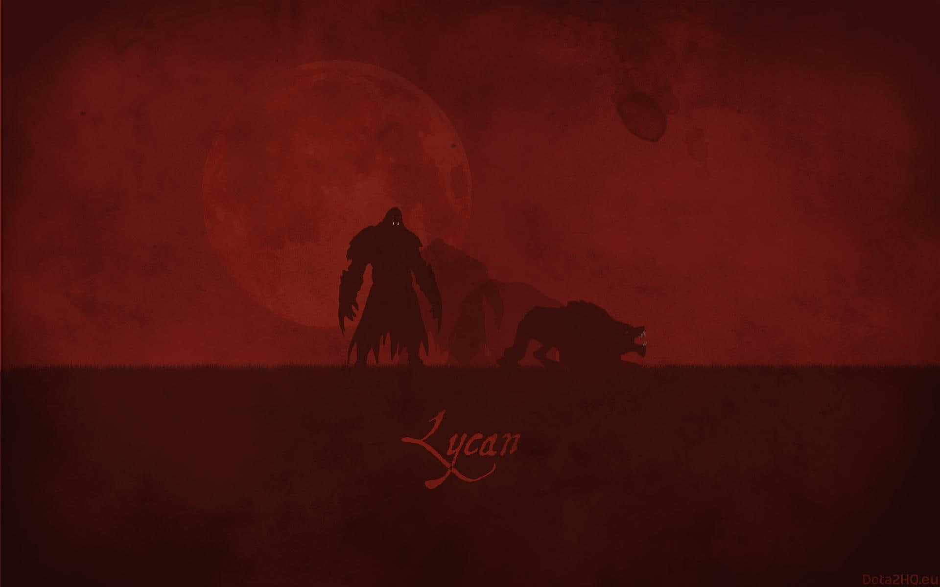 1080P, lycan, dota, art, dota 2, HD Wallpaper