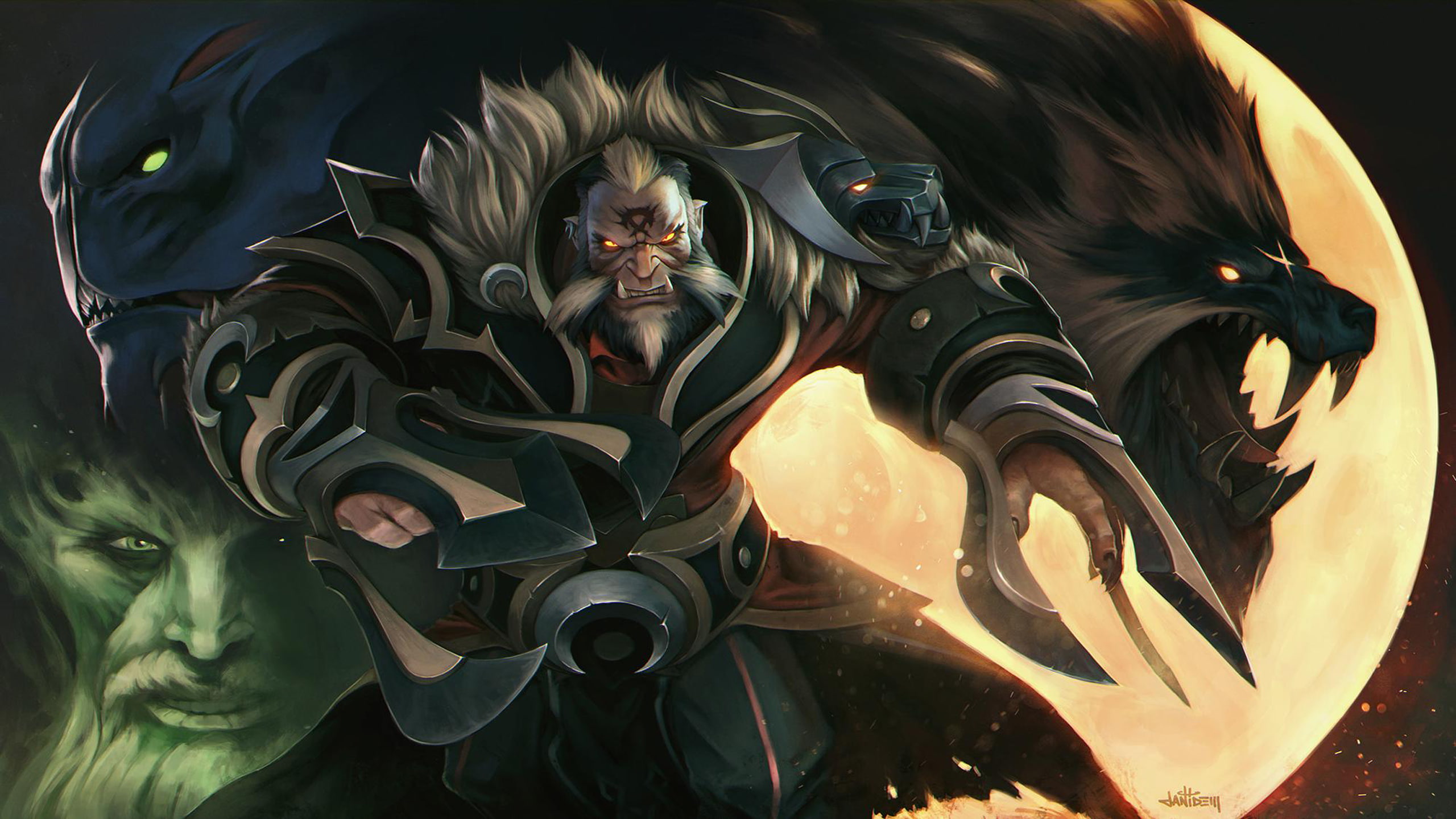 pc, desktop, tablet, hd, hunter, 2K, lycan, dota, kings, mobile, HD Wallpaper