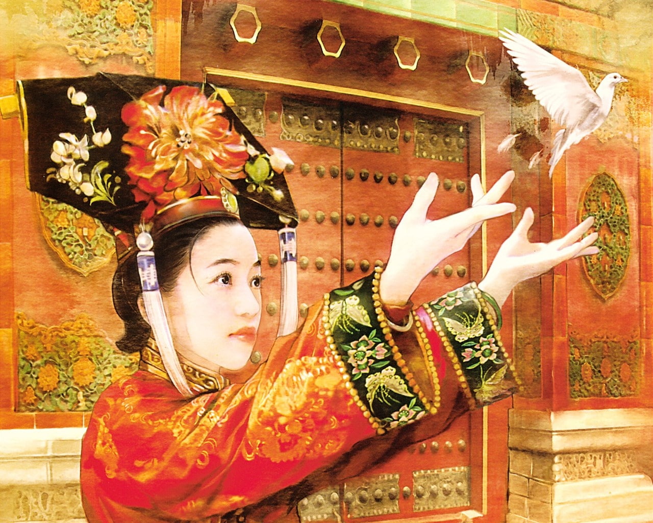 chinese, artistic, 720P, beauty, ancient, hd, HD Wallpaper