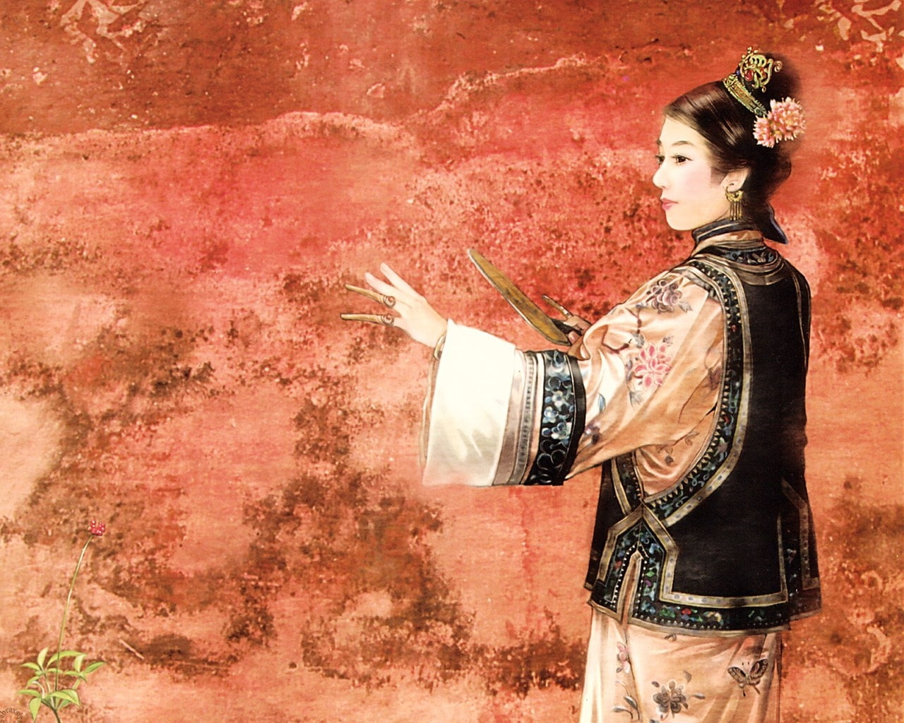 hd, chinese, 720P, artistic, beauty, ancient, HD Wallpaper