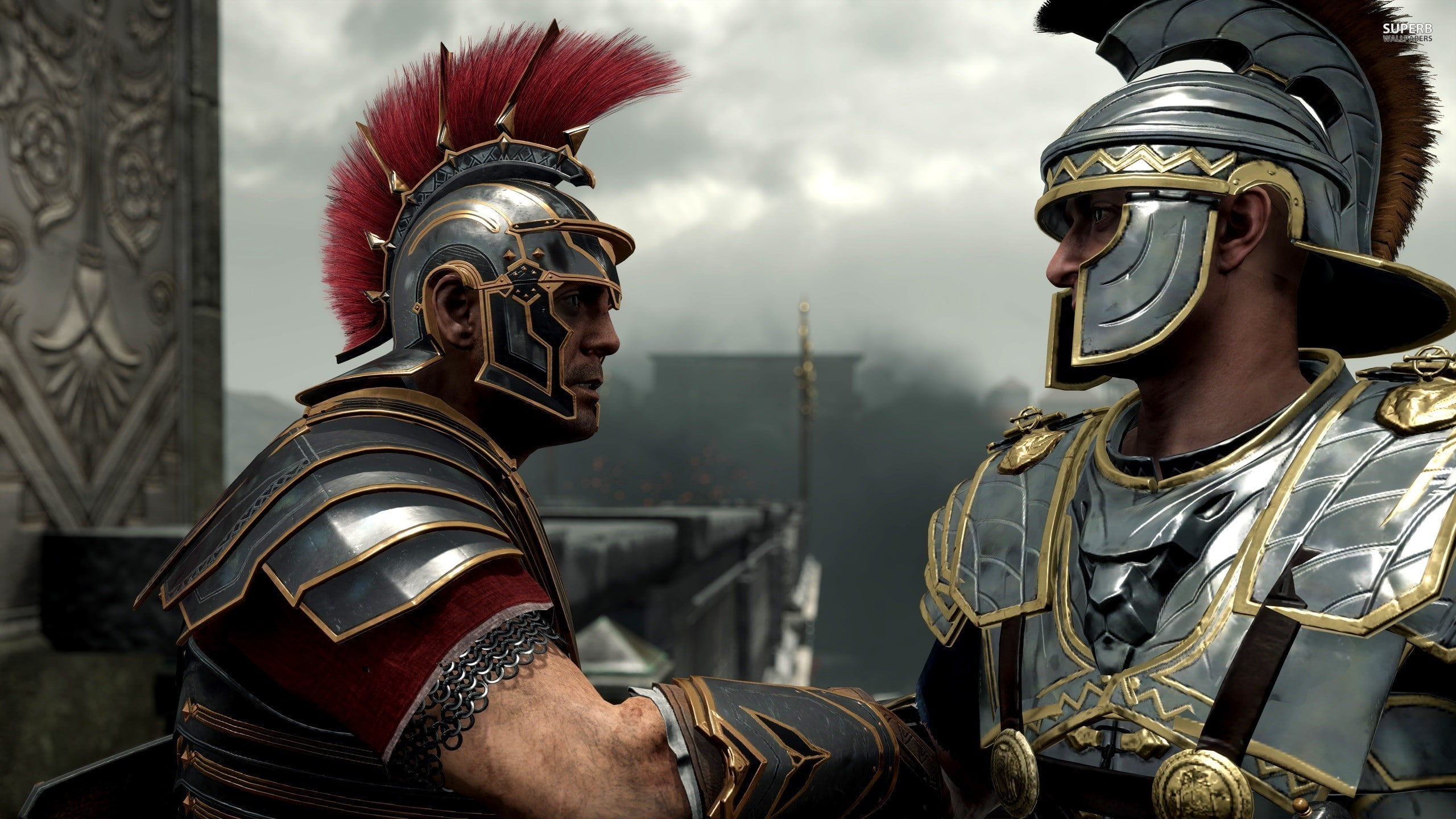 fantasy, warrior, armor, son, roman, rome, ryse, 2K, game, HD Wallpaper